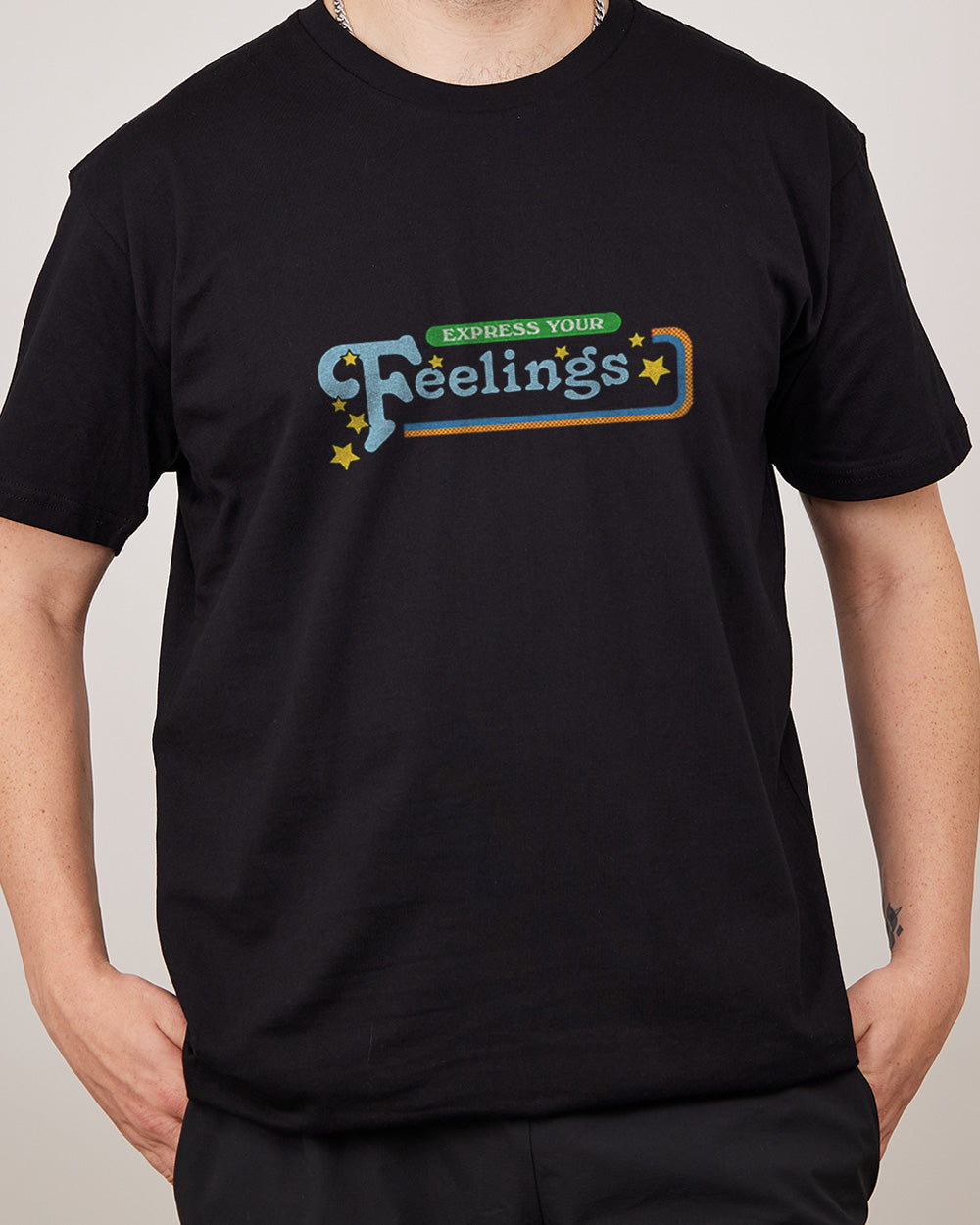 Express Your Feelings Front and Back T-Shirt Australia Online