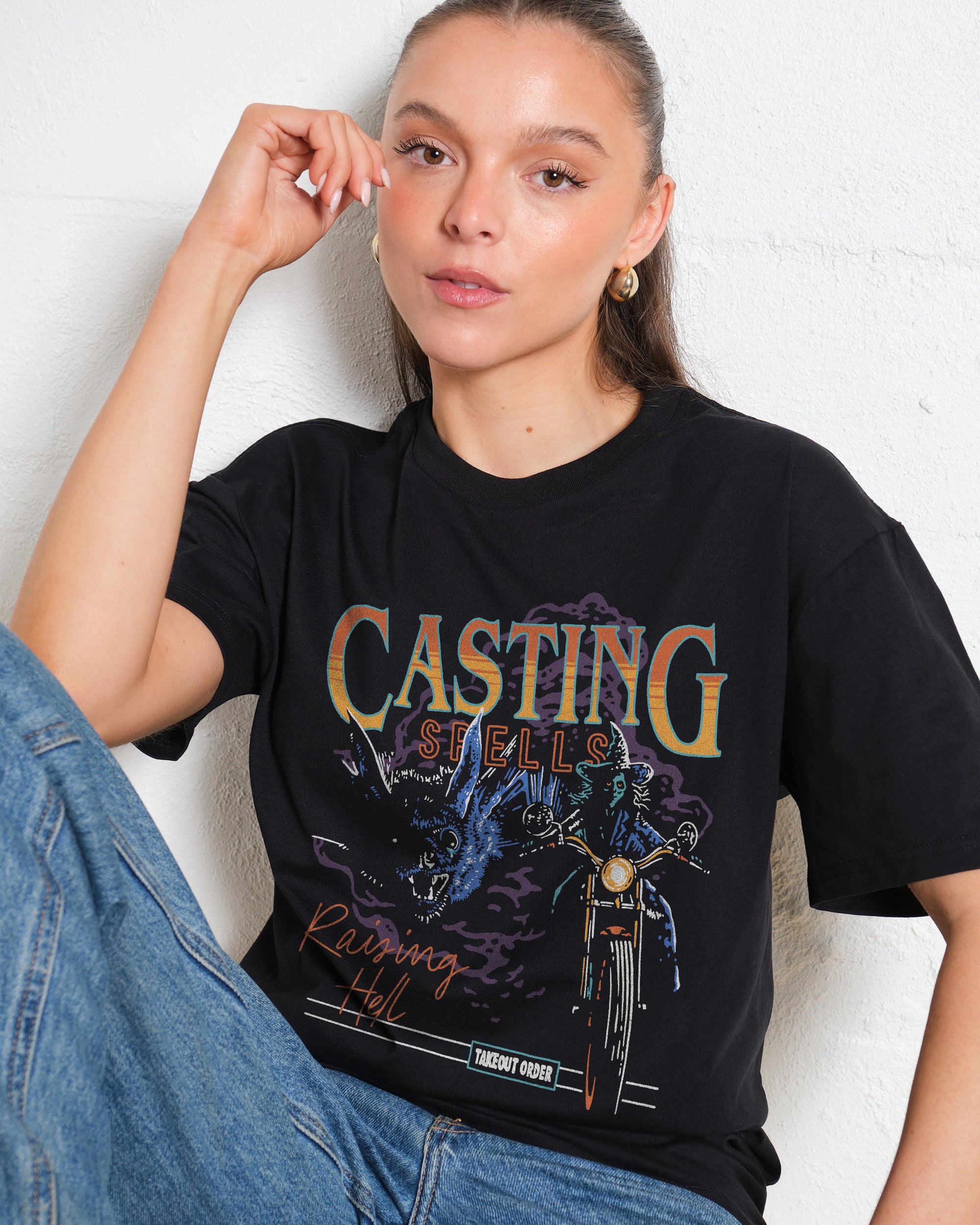 Casting Spells Raising Hell T-Shirt Australia Online