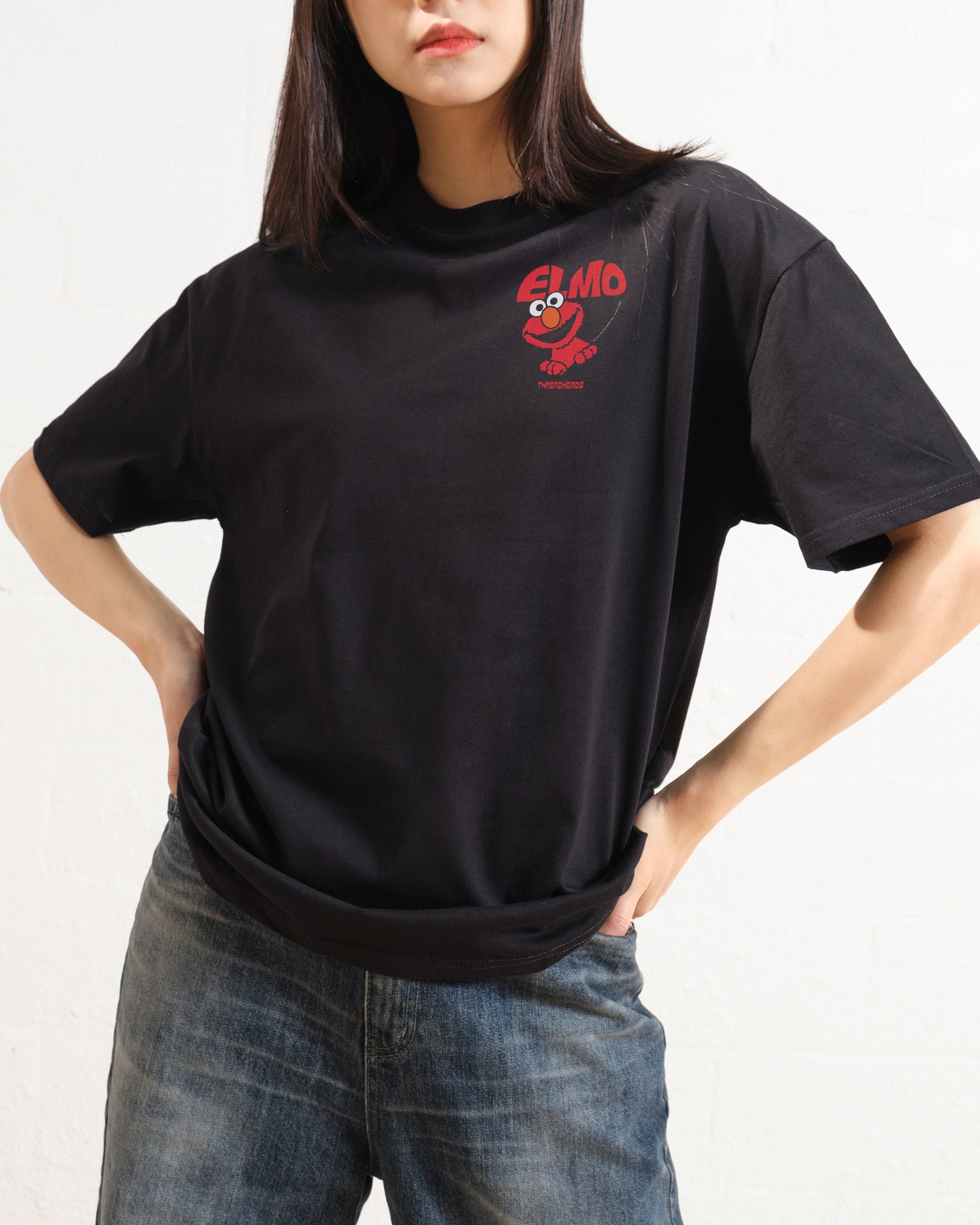 Elmo Face Mini Print Tee Australia Online