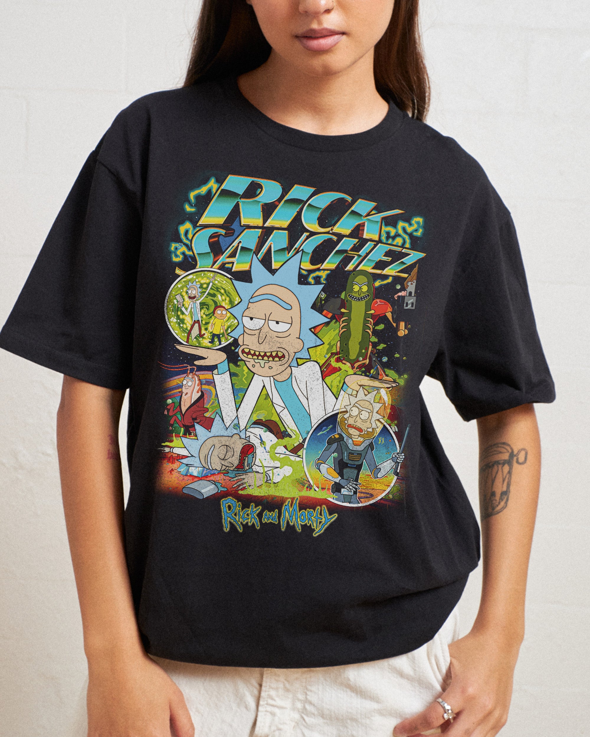 Rick Sanchez Bootleg T-Shirt Australia Online Black