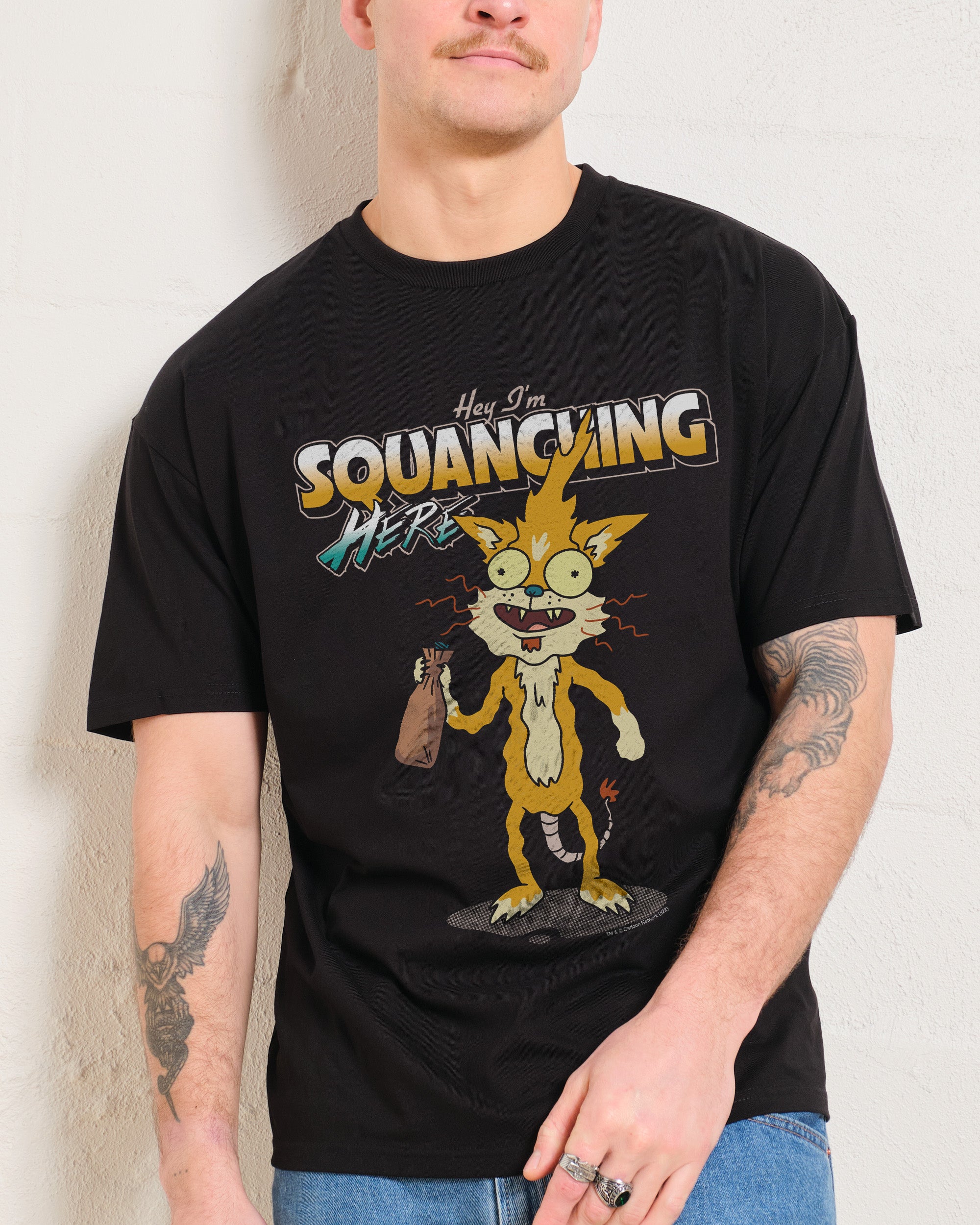 Hey I'm Squanching Here T-Shirt Australia Online