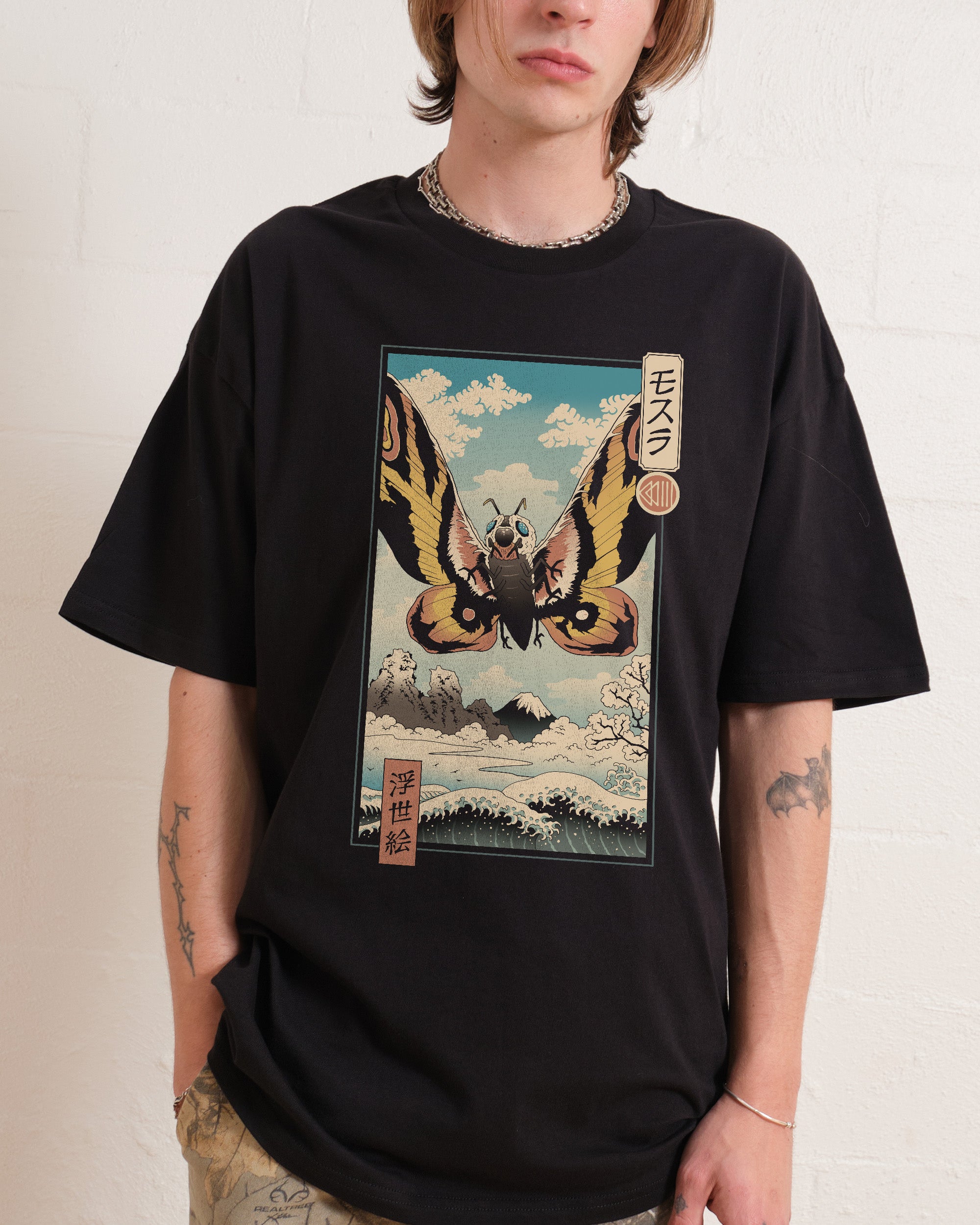 Ancient Moth Ukiyo-e T-Shirt Australia Online