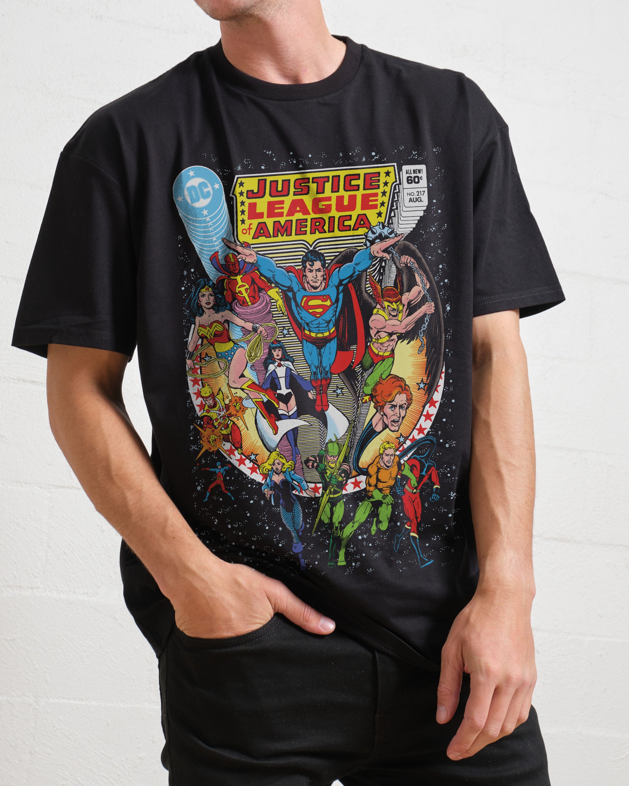 The Justice League of America T Shirt Official DC Merch Australia