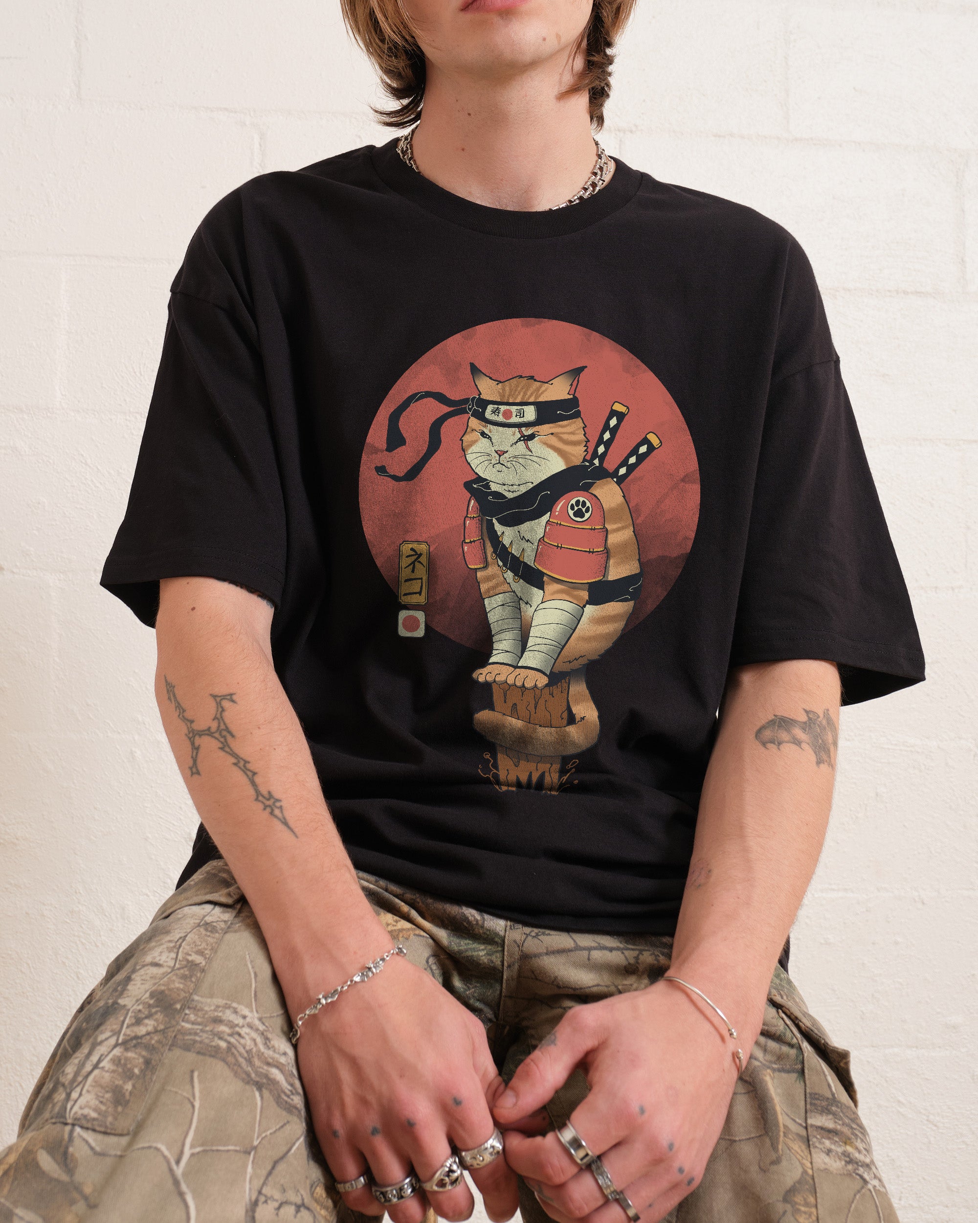 Shinobi Cat T-Shirt Australia Online