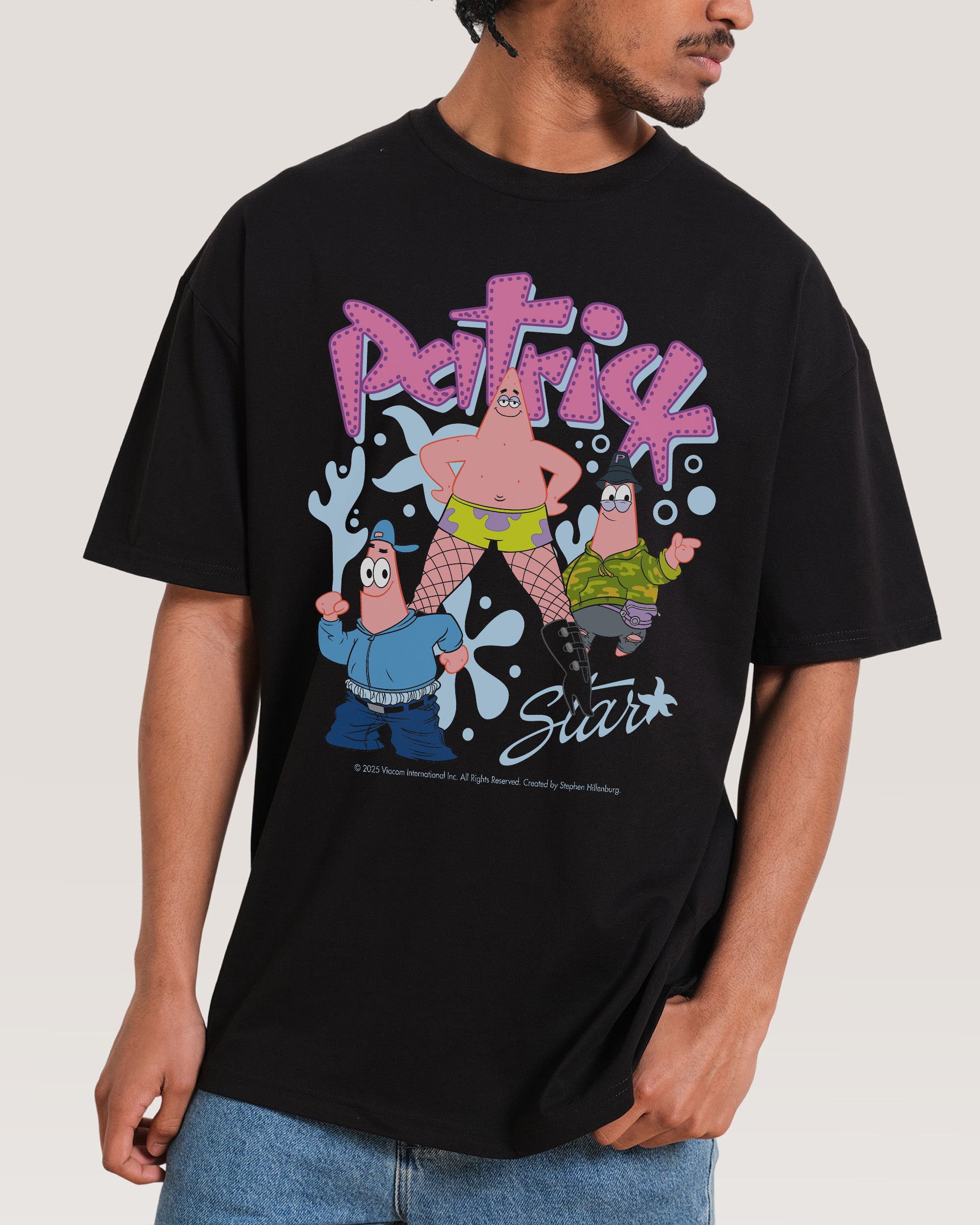 Patrick the P Black T-Shirt