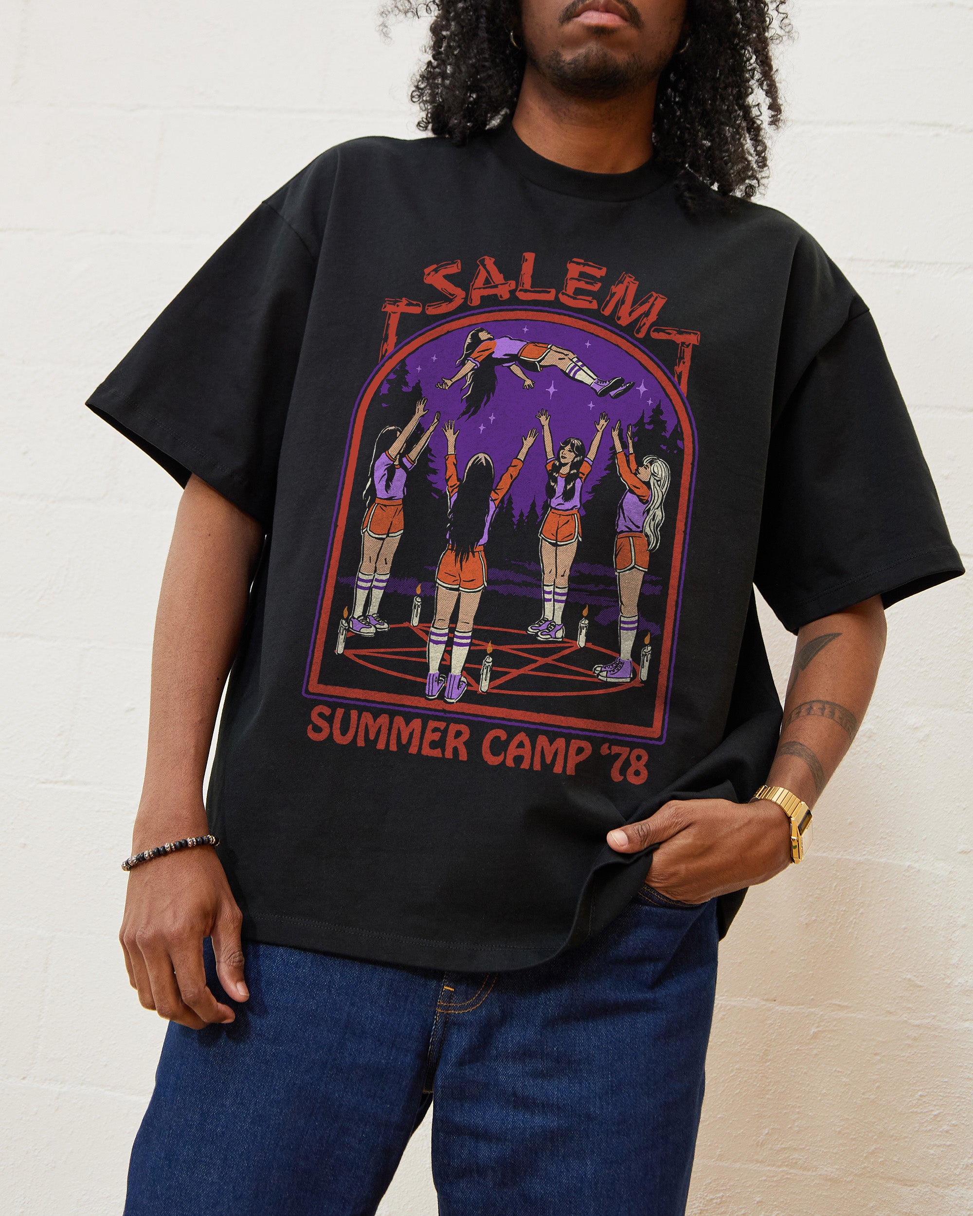 Salem Summer Camp Oversized Tee Australia Online