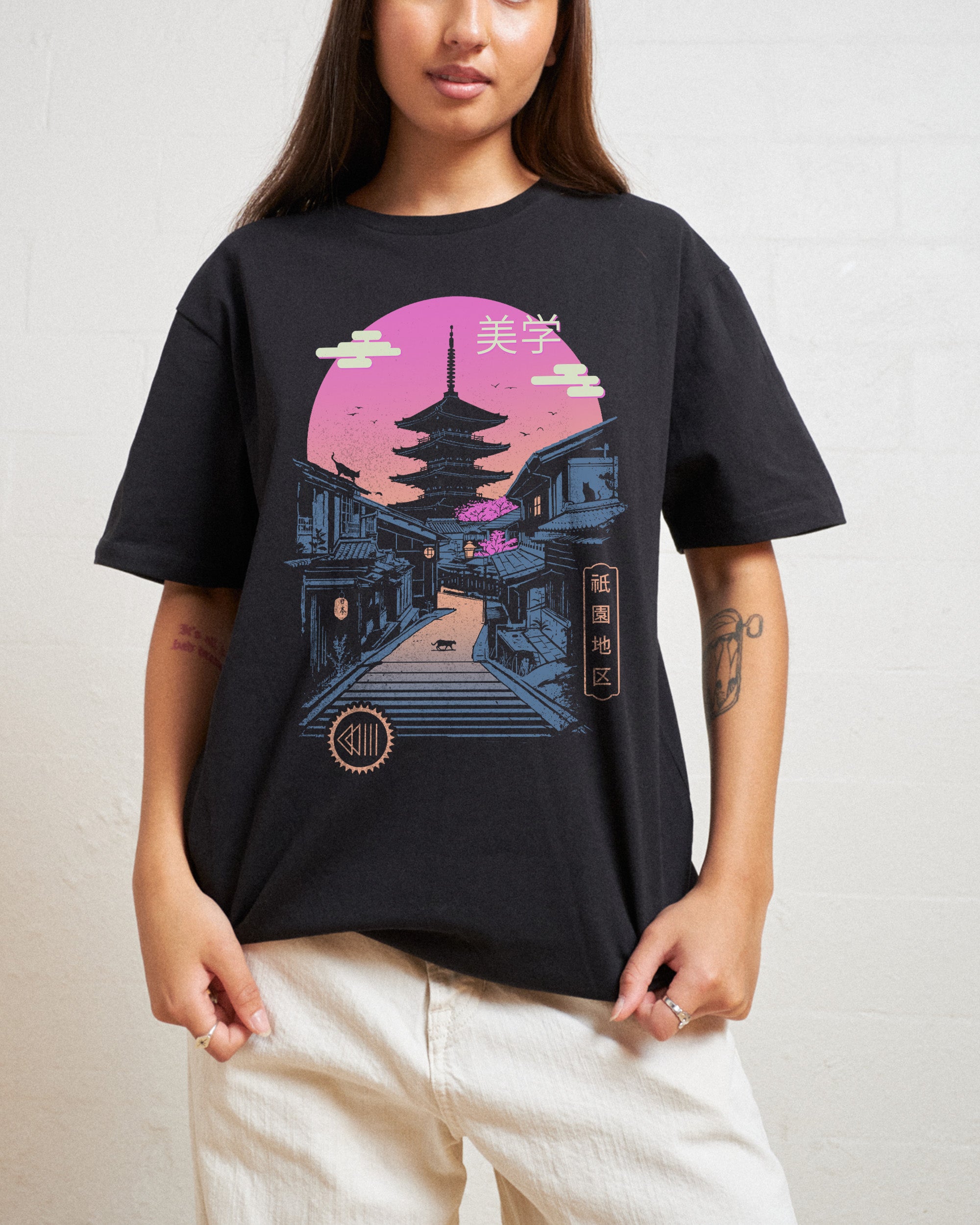 Pagoda Wave Aesthetics T-Shirt Australia Online