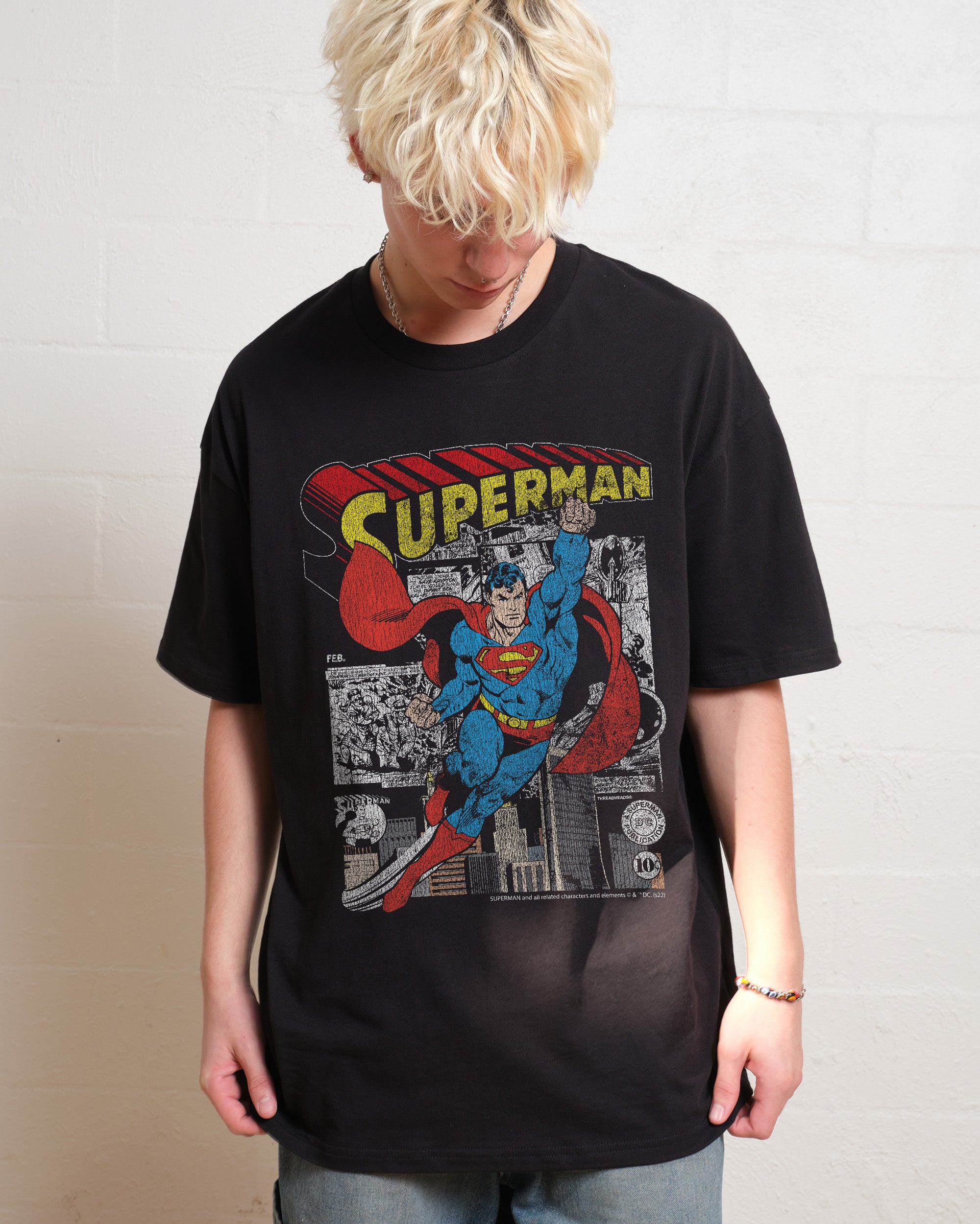Superman Comic Panel T-Shirt Australia Online