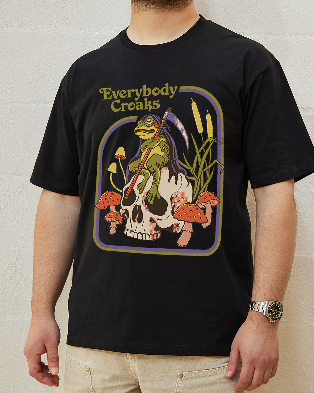 Everybody Croaks T-Shirt Australia Online Black