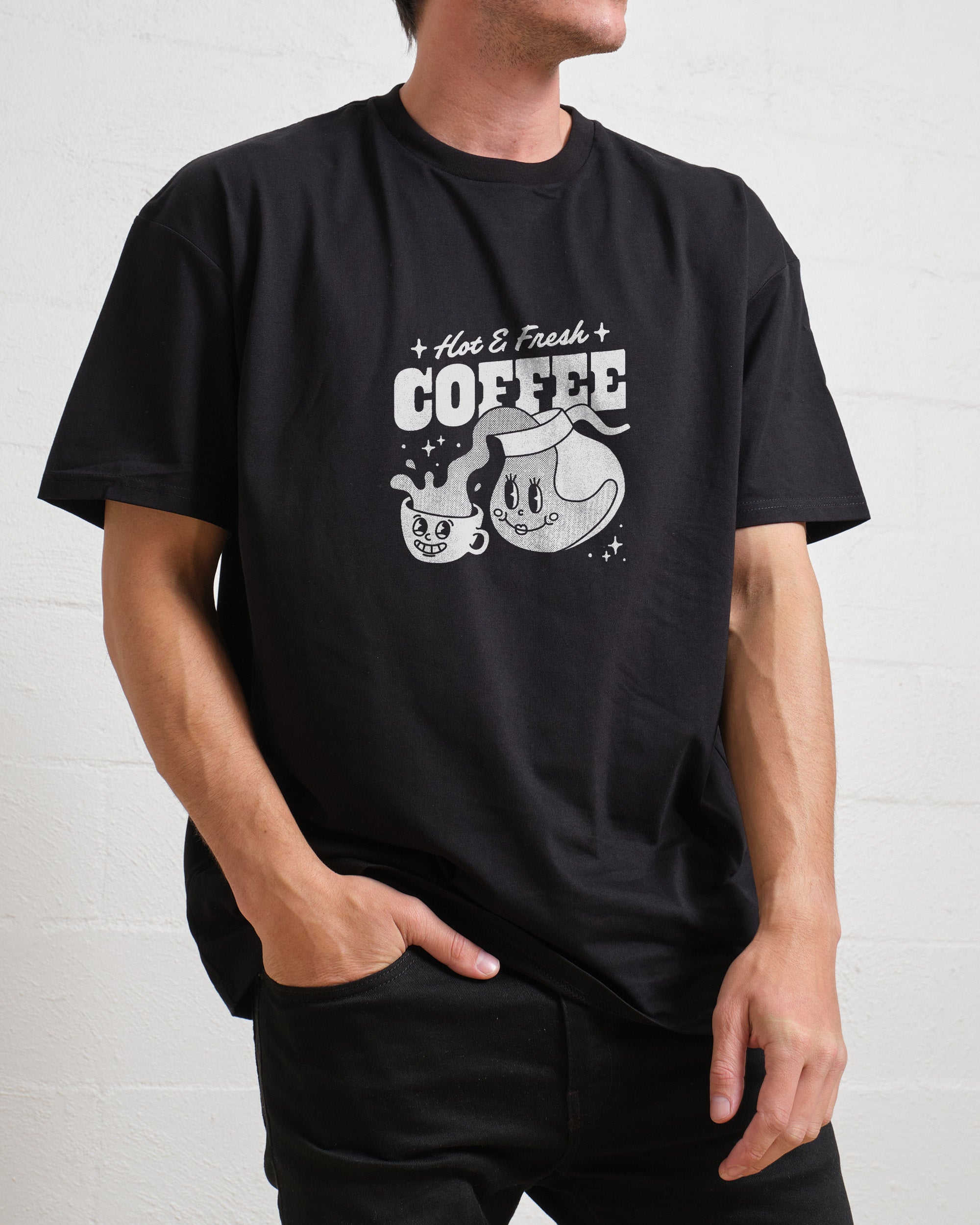 Hot & Fresh Coffee T-Shirt Australia Online