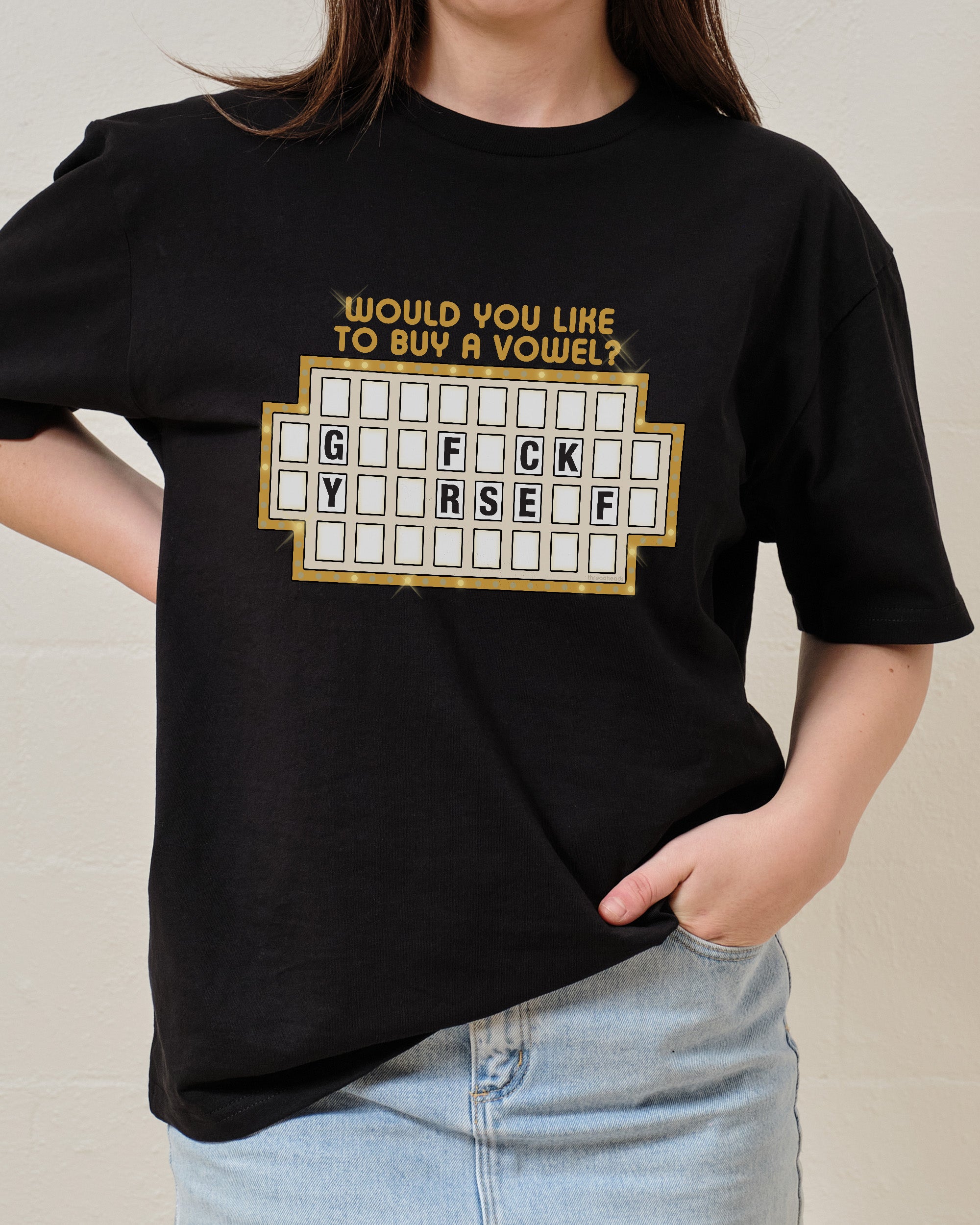 Would You Like To Buy A Vowel T-Shirt Australia Online