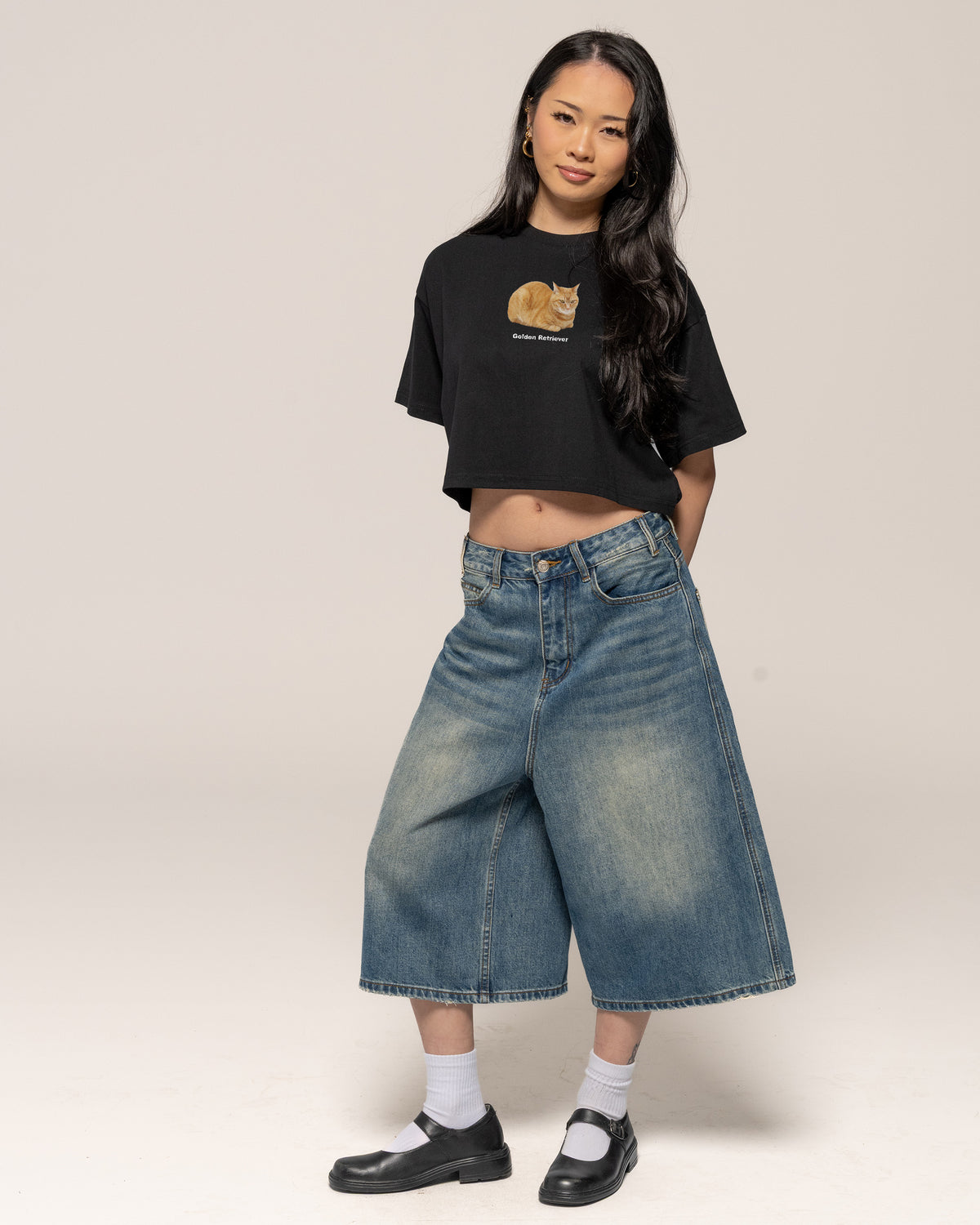 Golden Retriever Crop Tee
