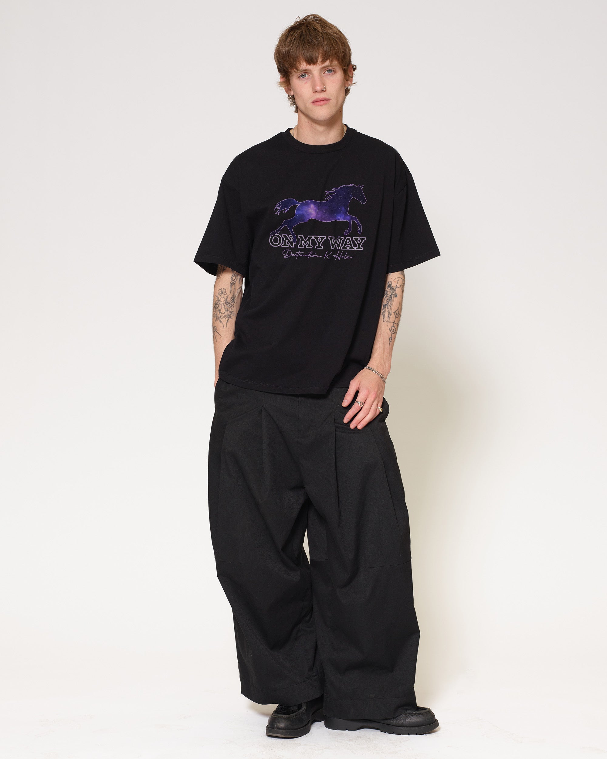 Destination K-Hole Black Oversized Tee