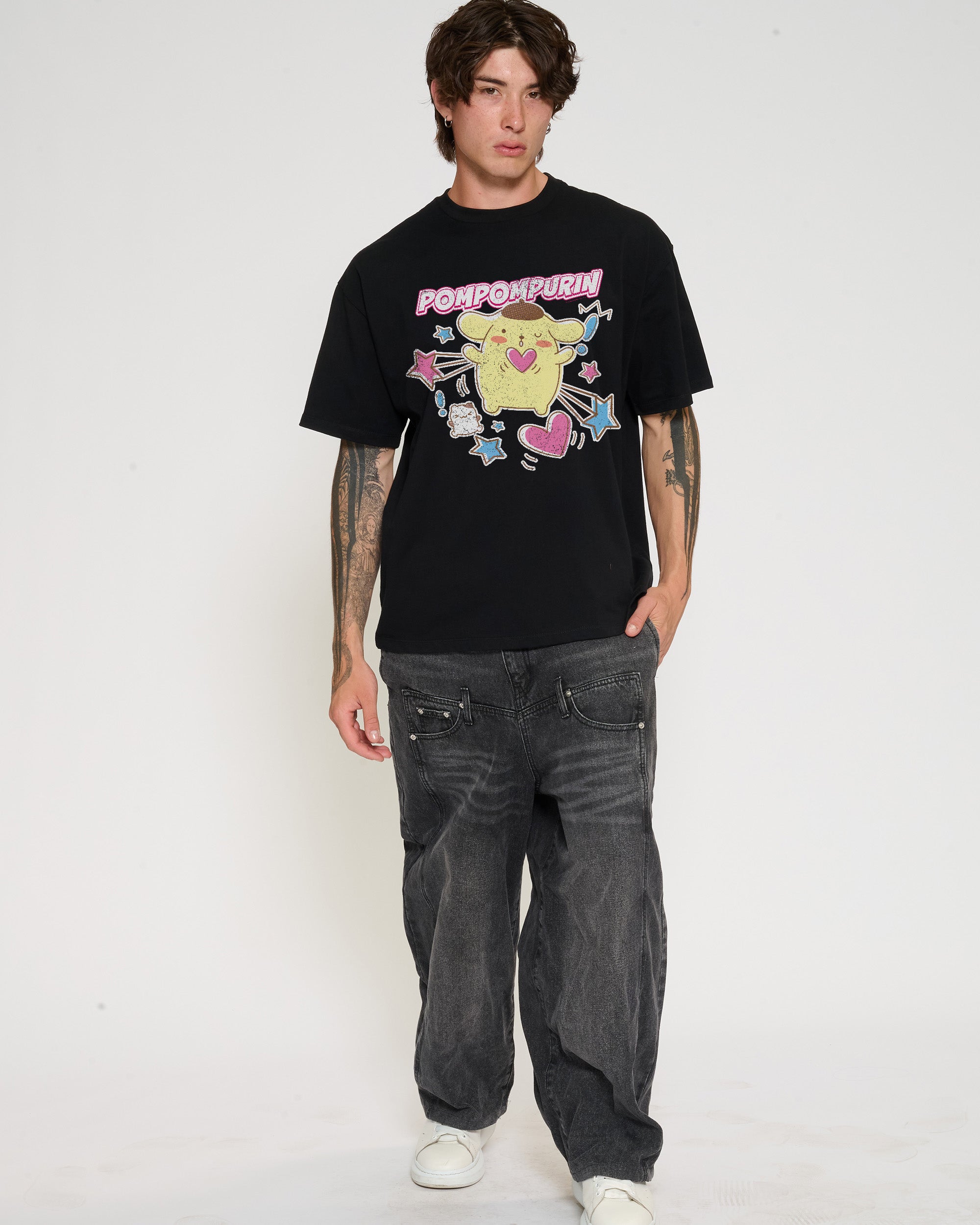 Pompompurin Hearts Oversized Tee