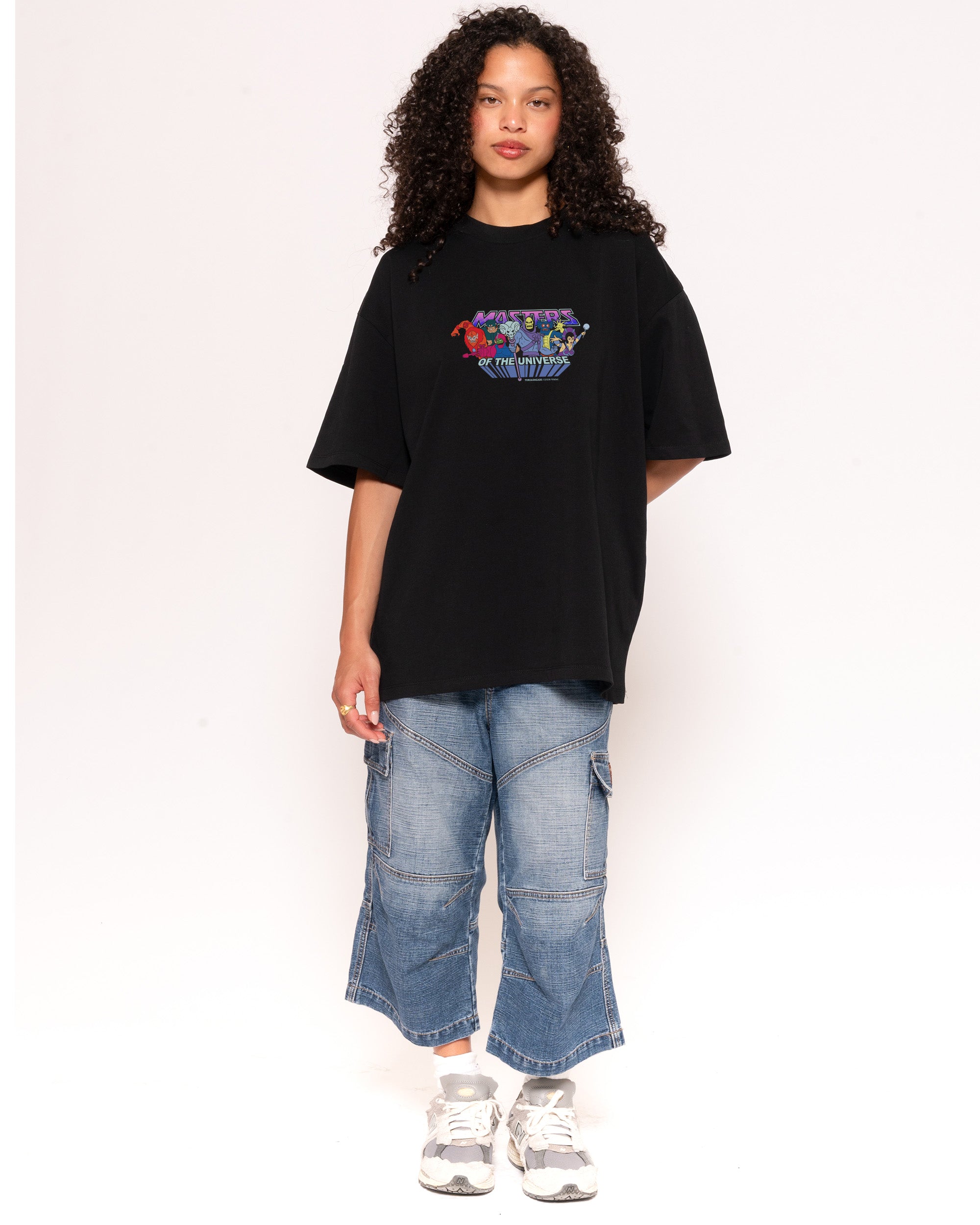 Villains Black Oversized Tee