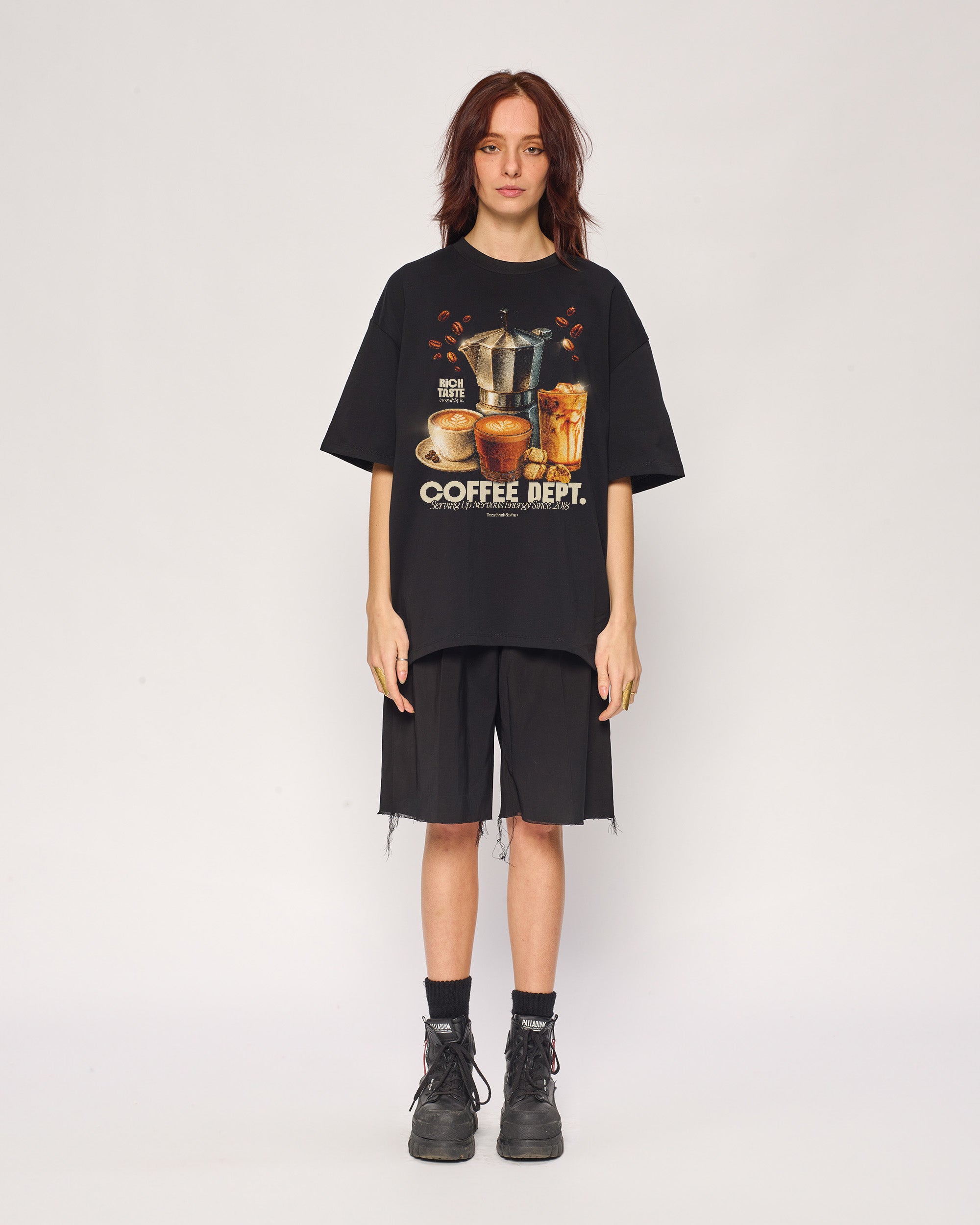 Coffee Dept Oversized Tee