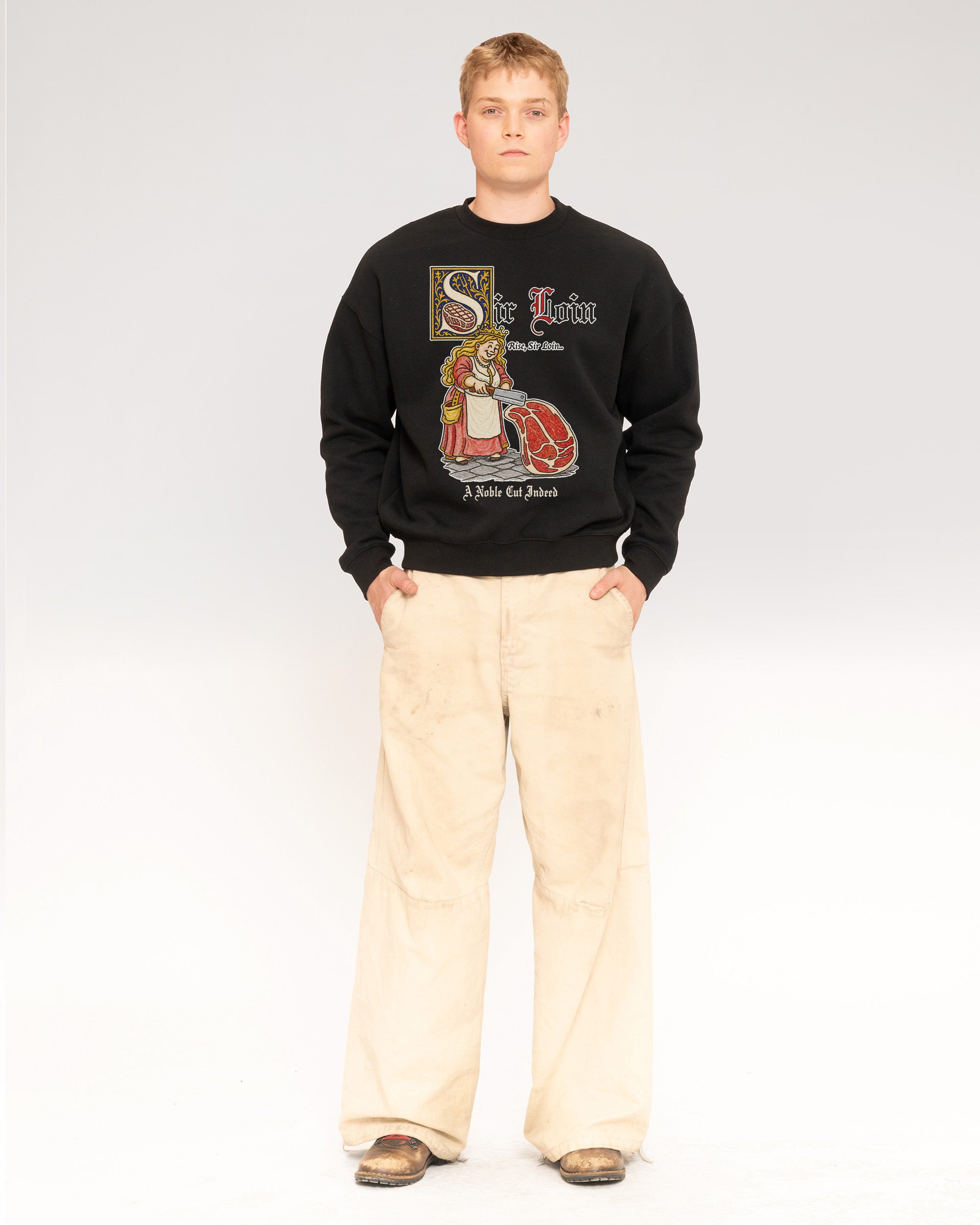 Sir Loin Black Sweatshirt