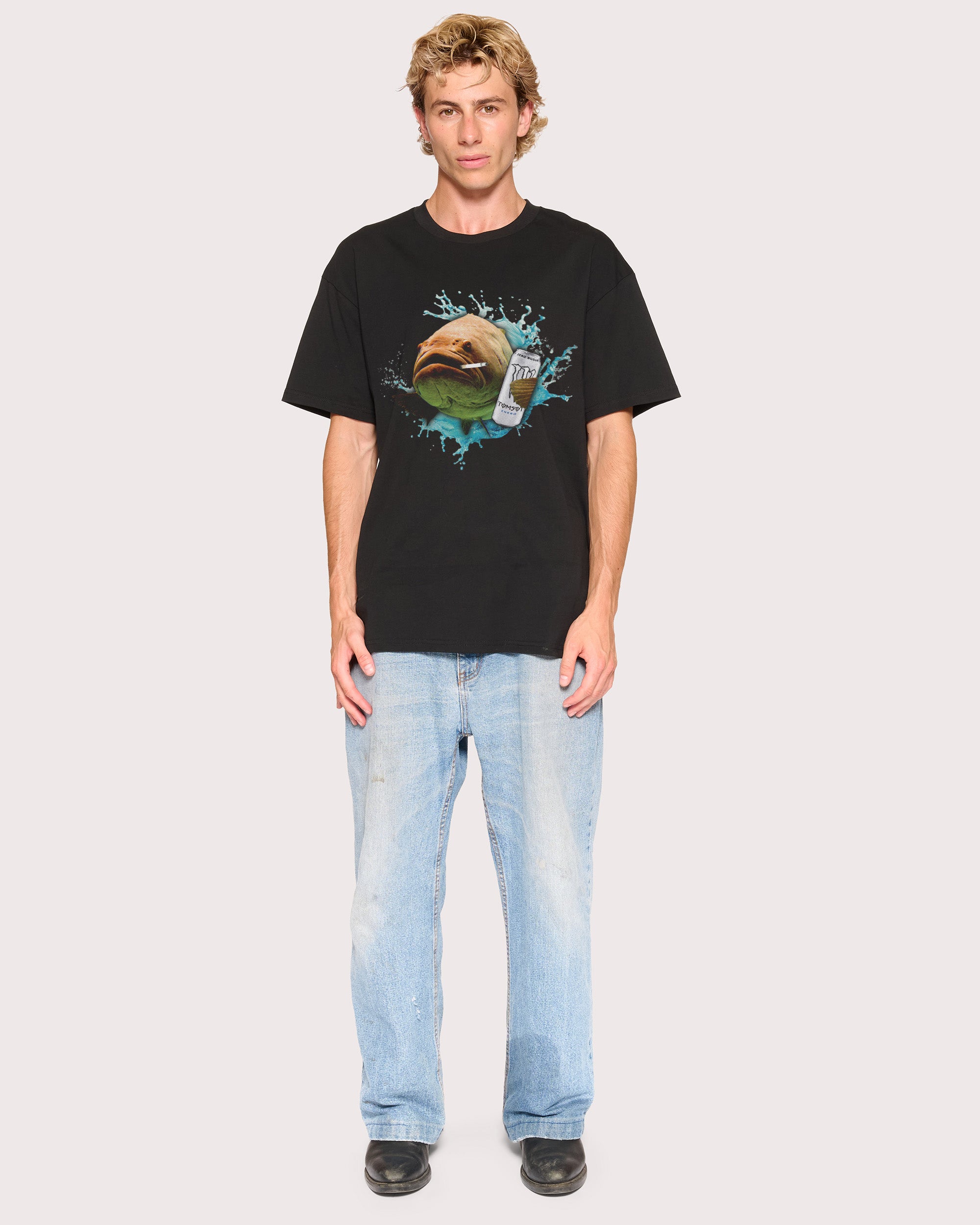 Monster Fish Black T-Shirt