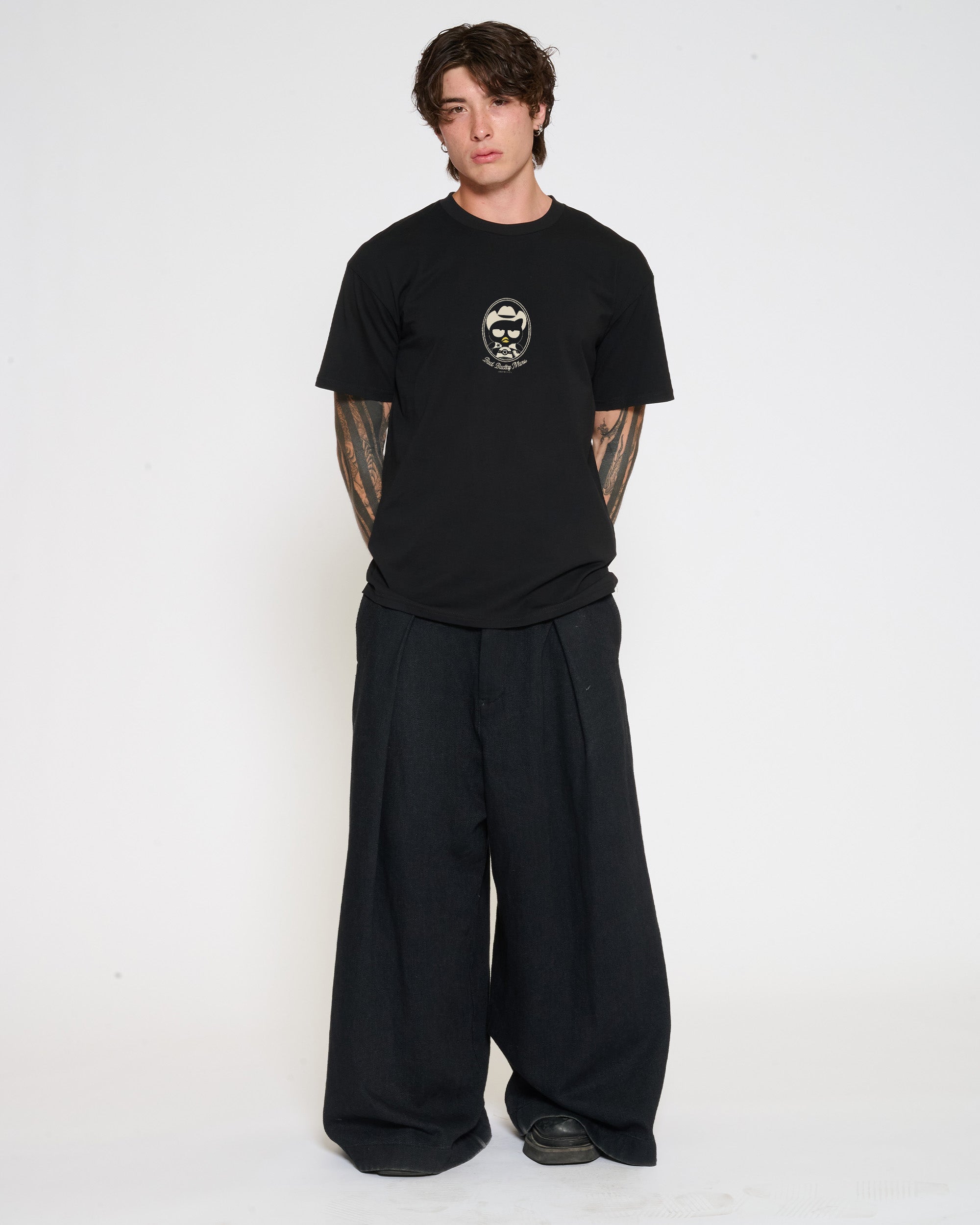 Bad Badtz-Maru Rodeo Club T-Shirt Official Hello Kitty and Friends collab Threadheads