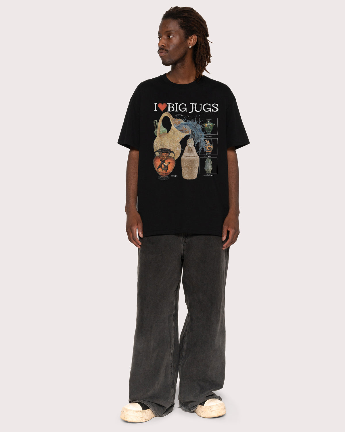 I Love Big Jugs Black T-Shirt