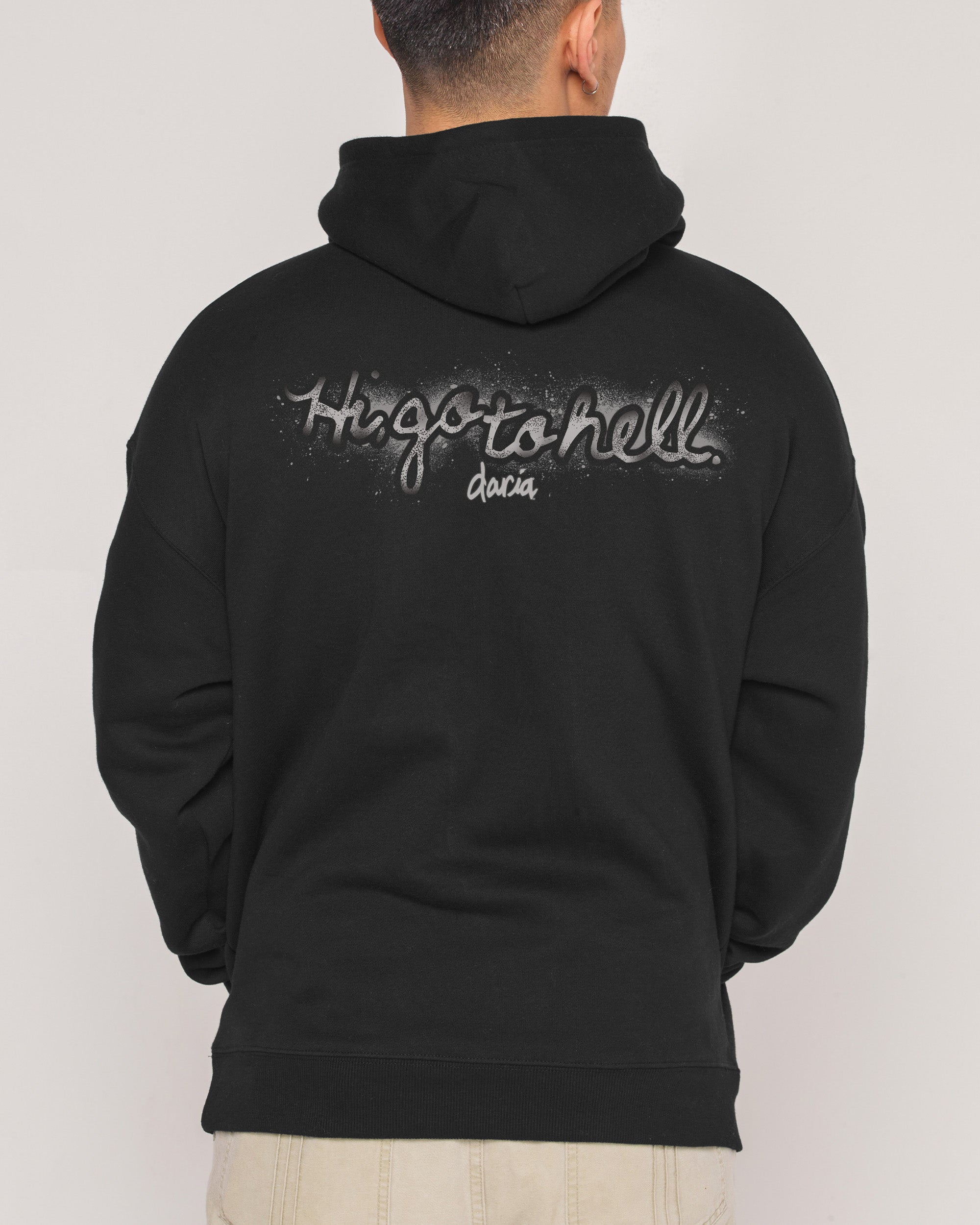 Go To Hell Black Hoodie