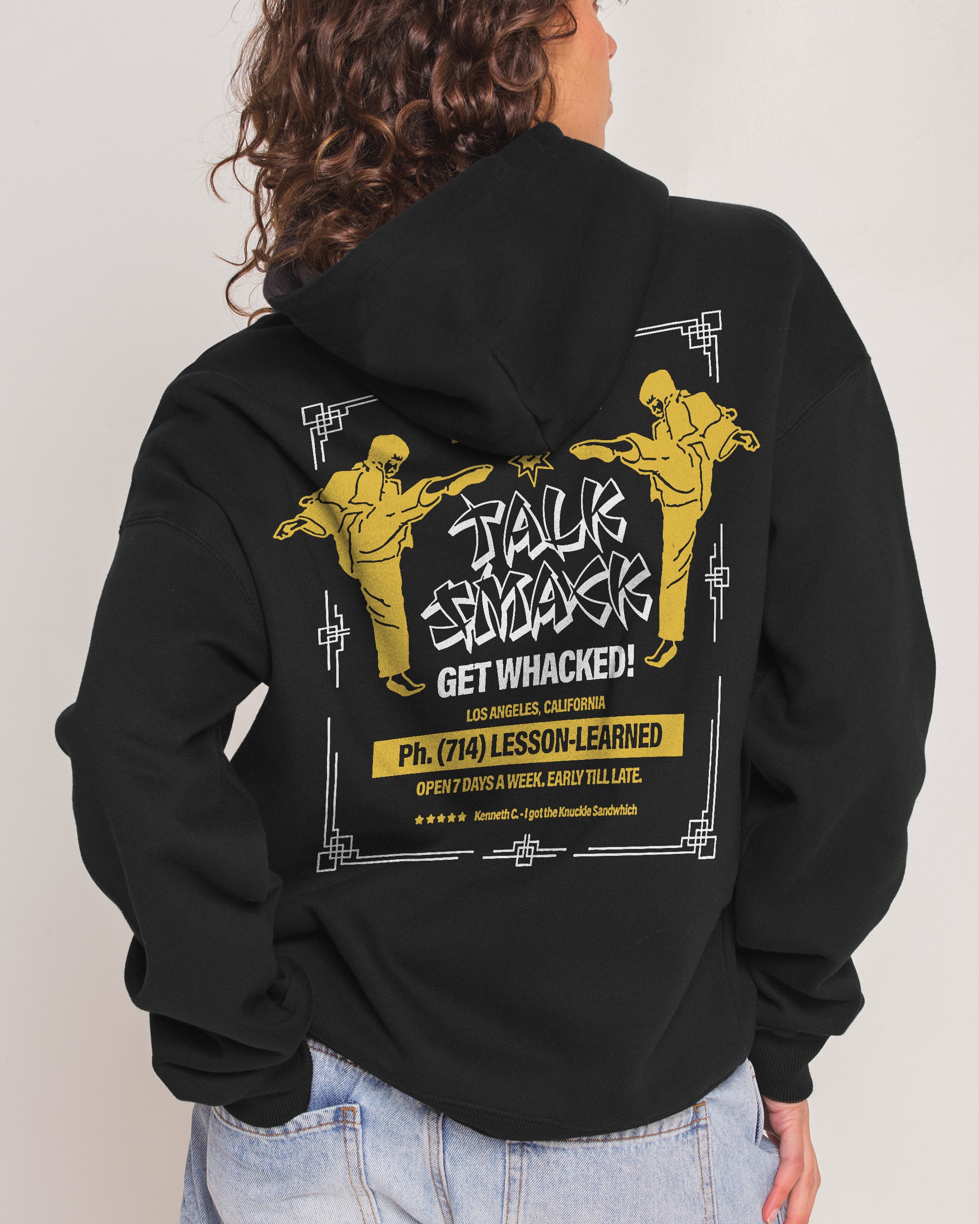 Talk Smack Black Hoodie