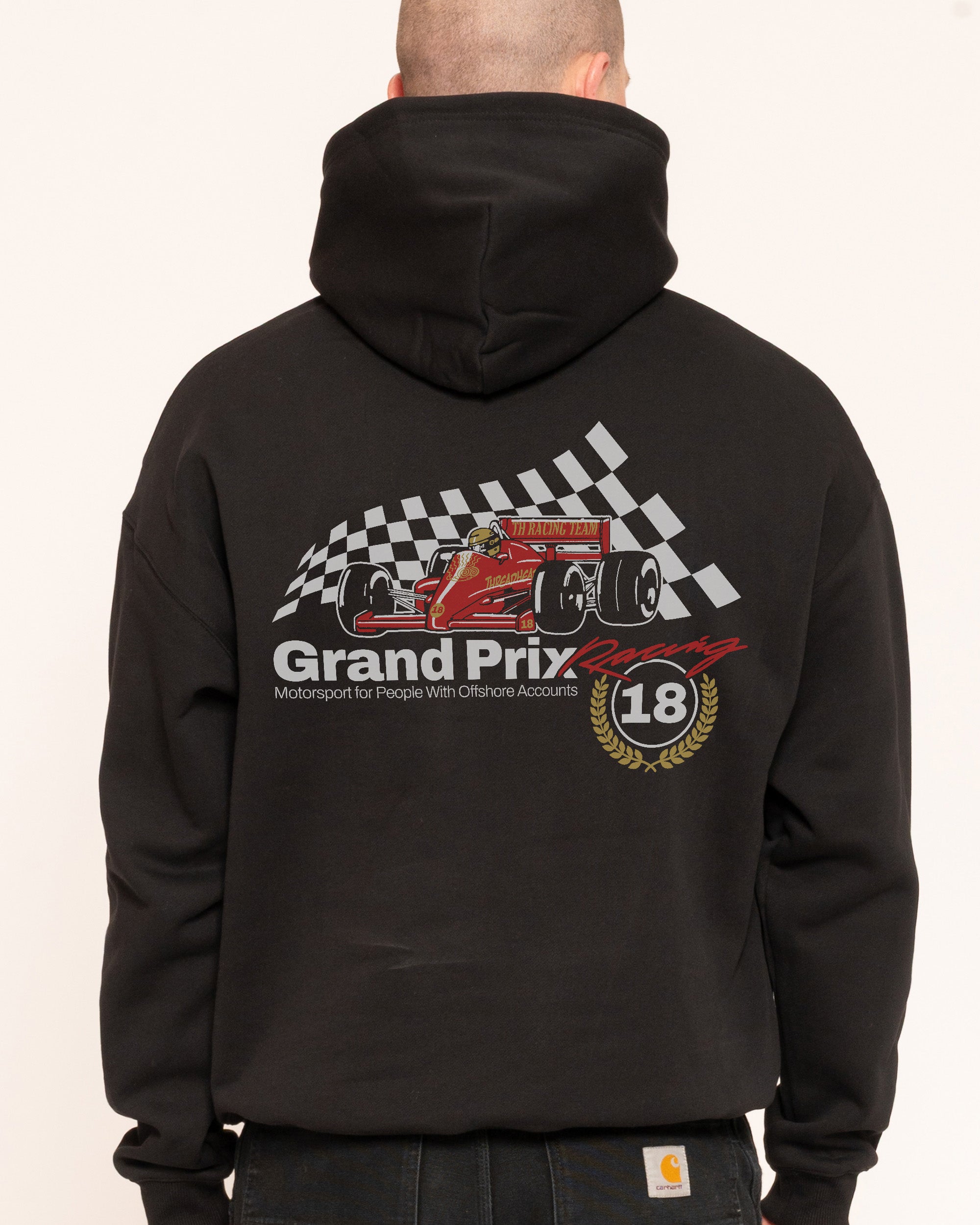 Grand Prix Racing Black Hoodie
