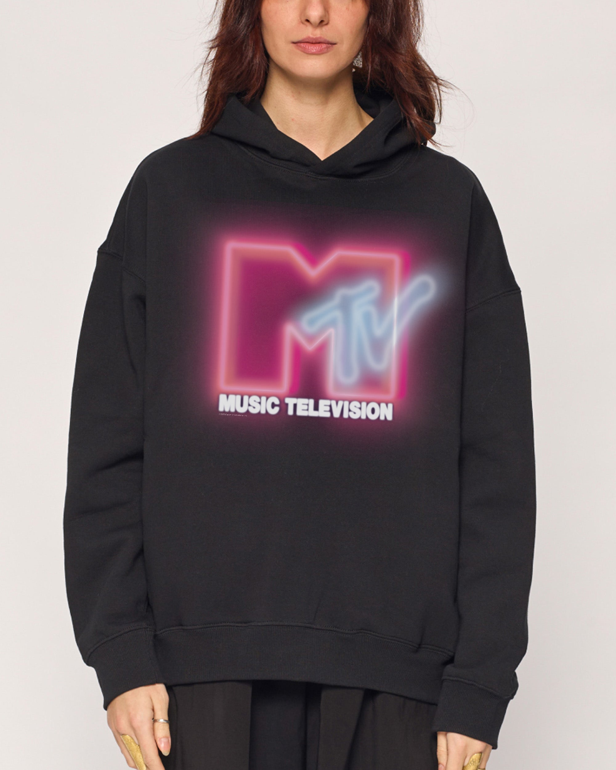 Neon MTV Logo Hoodie | Official MTV collab