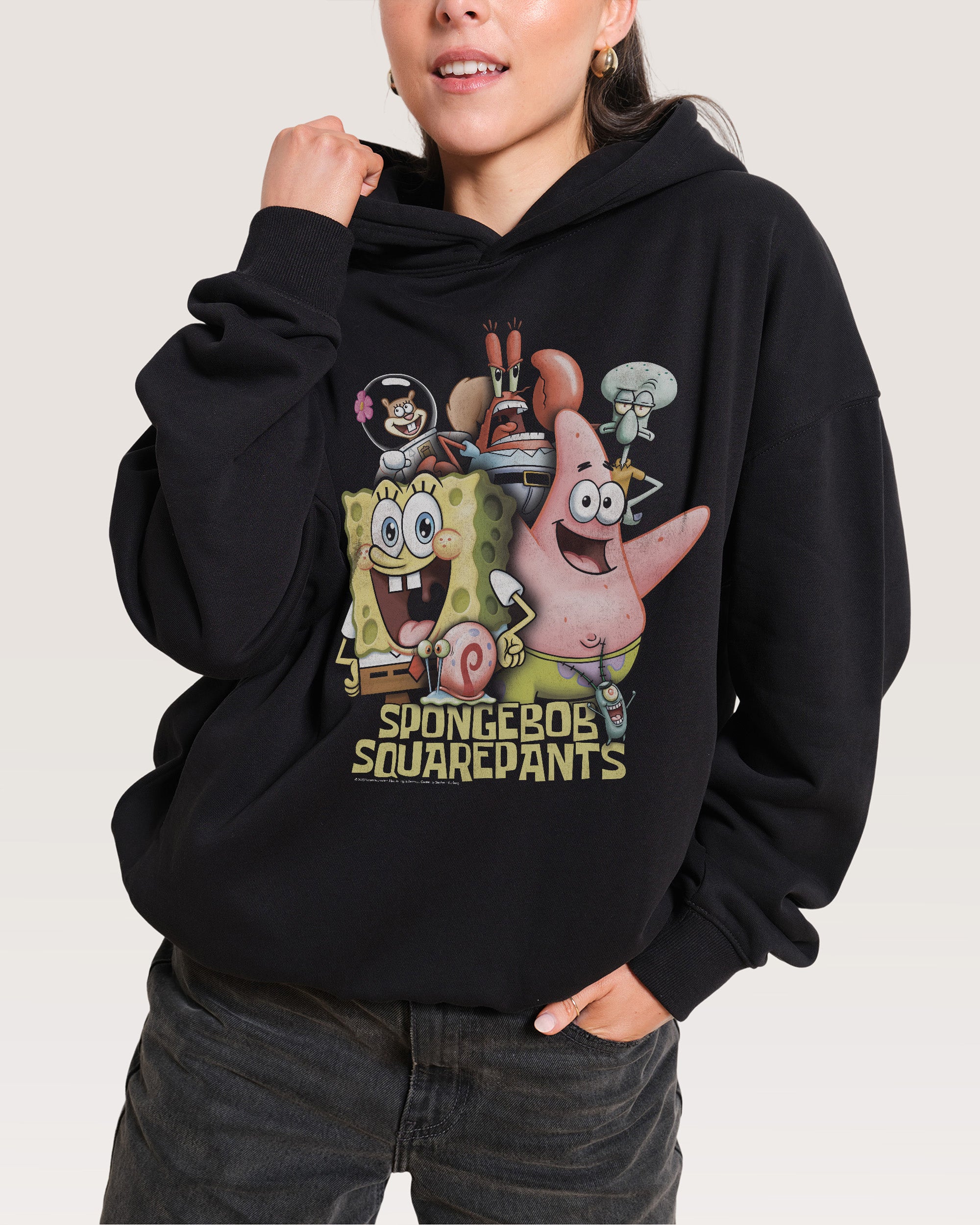 Bikini Bottom Crew Black Hoodie