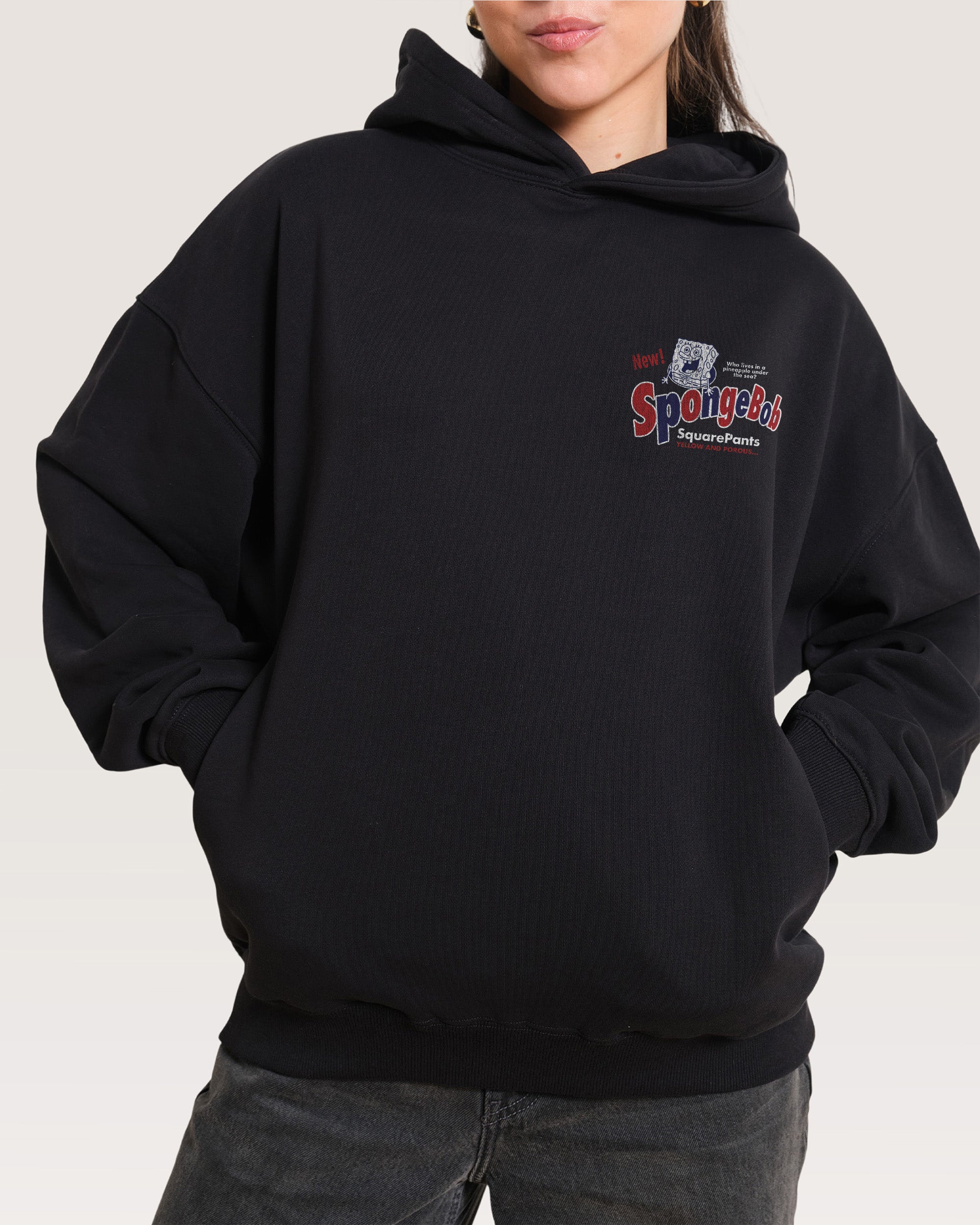 Spongebob Bob Black Hoodie