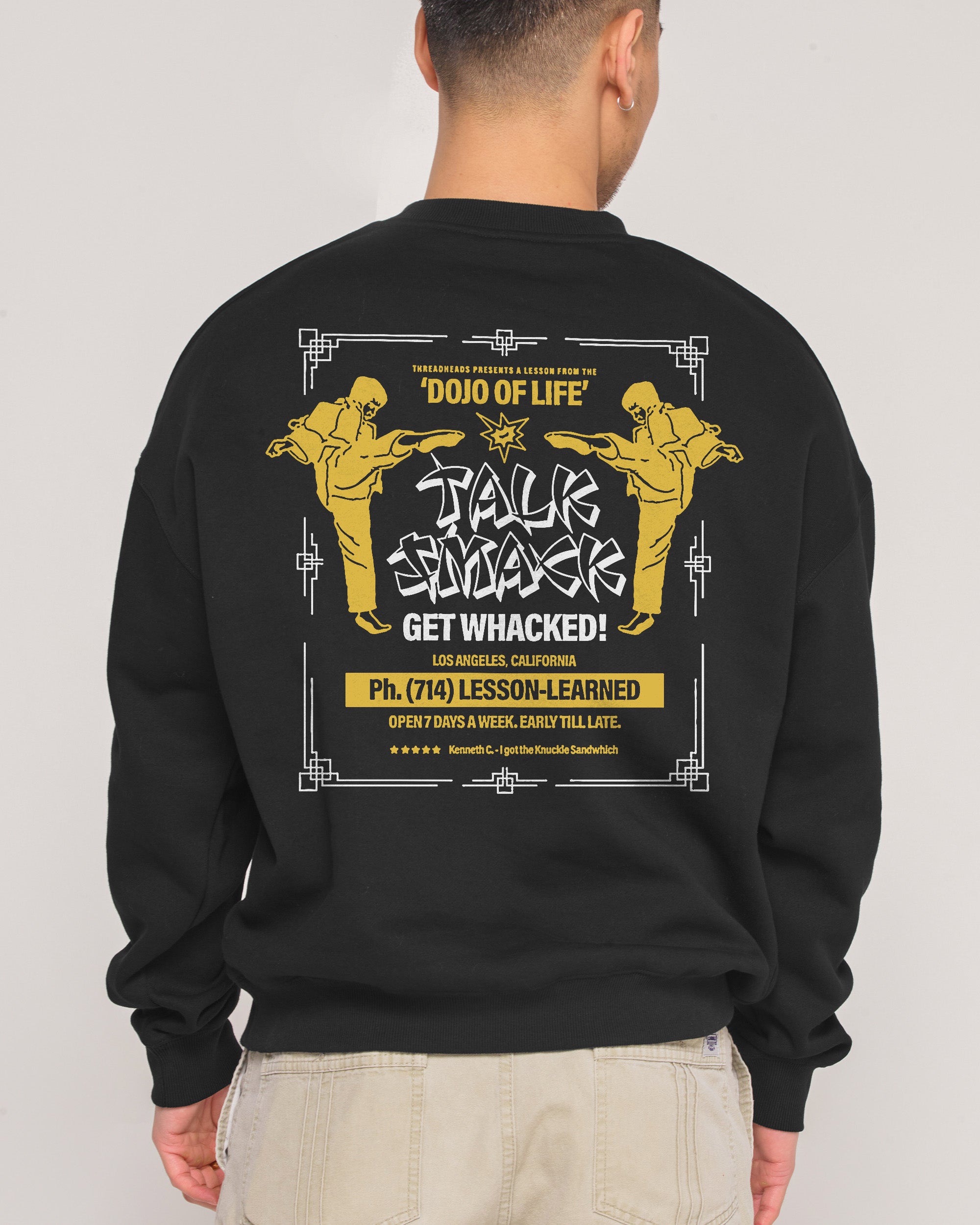 Talk Smack Black Sweatshirt