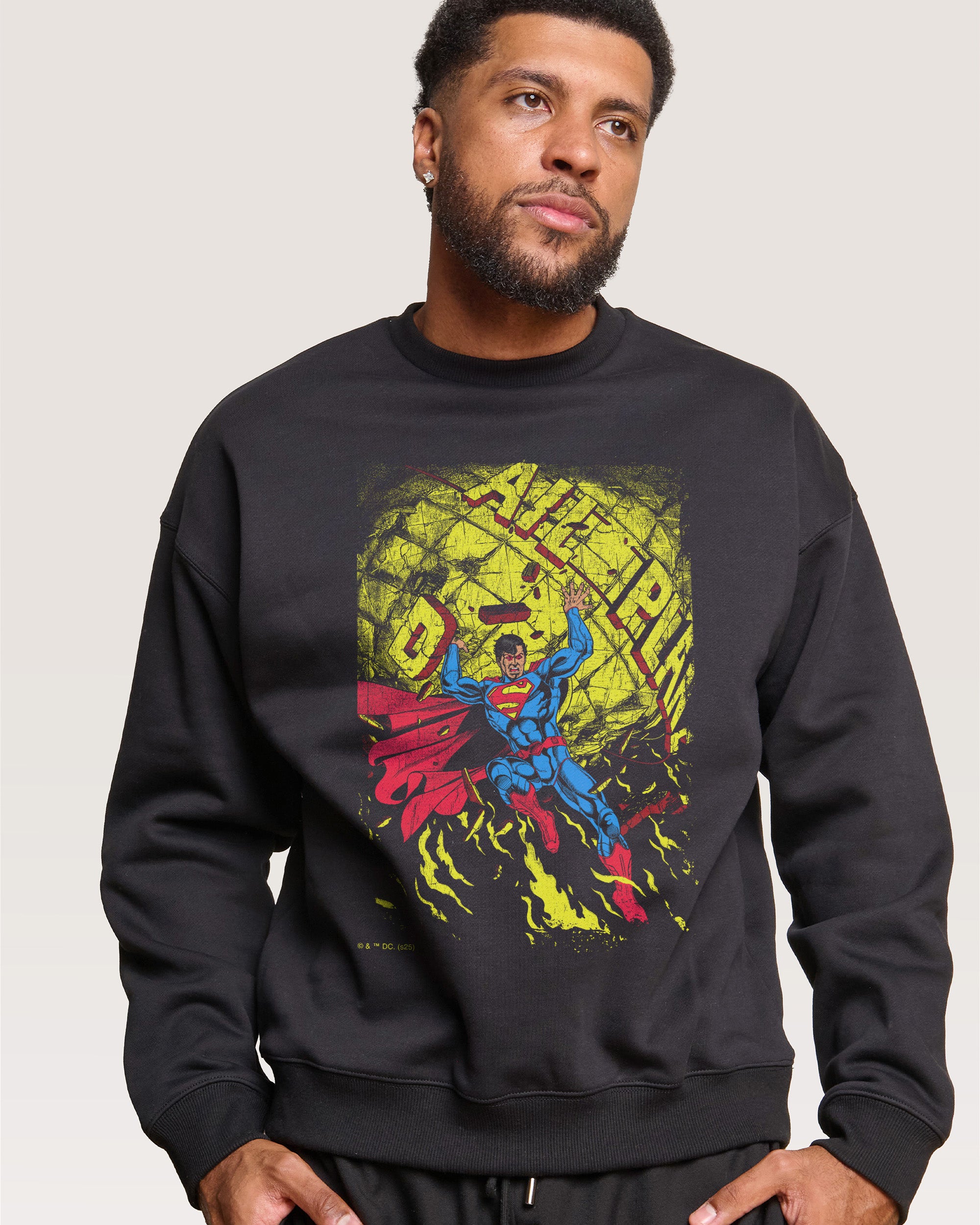 Superman Fire Sweatshirt
