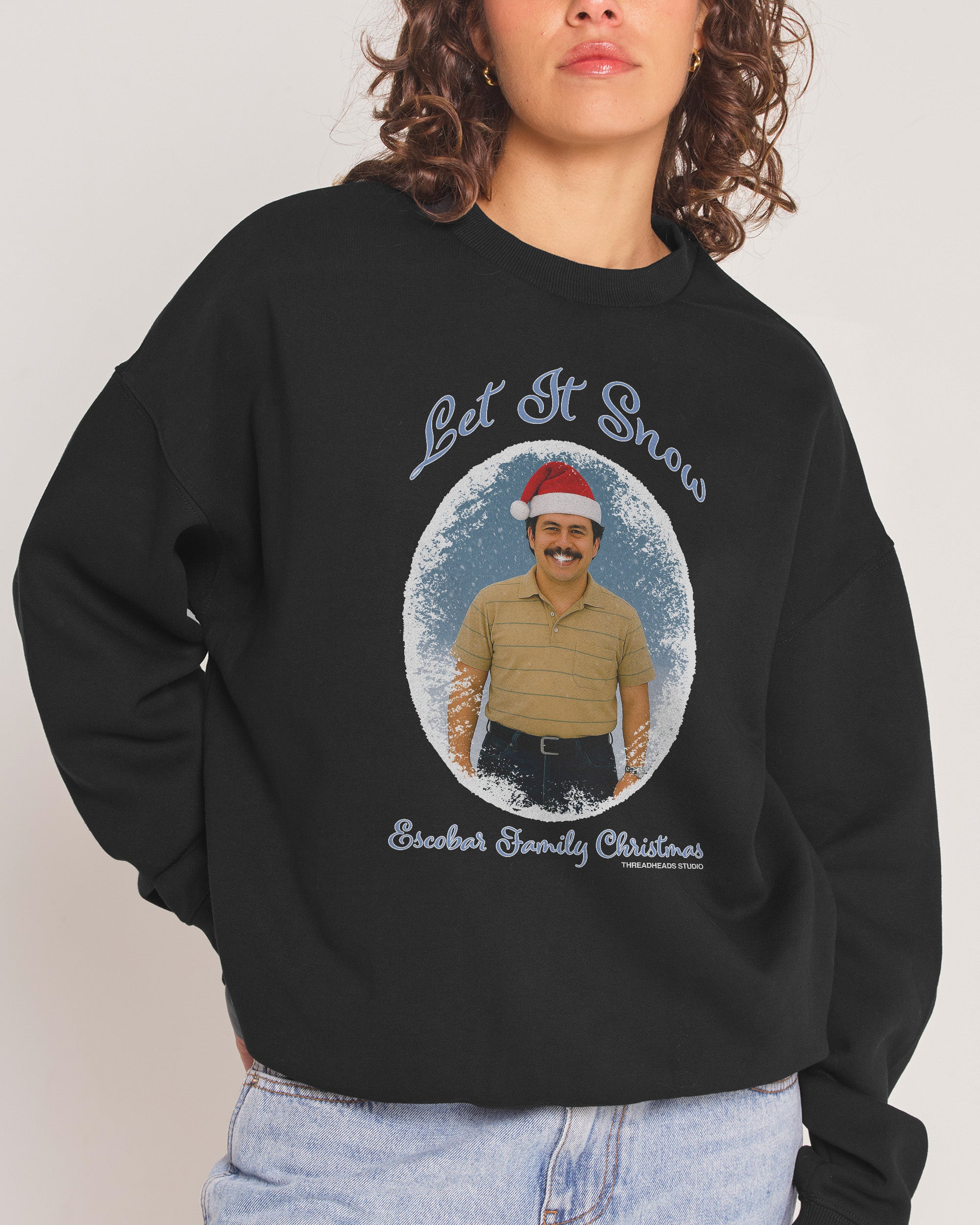 Let It Snow Pablo Black Sweatshirt