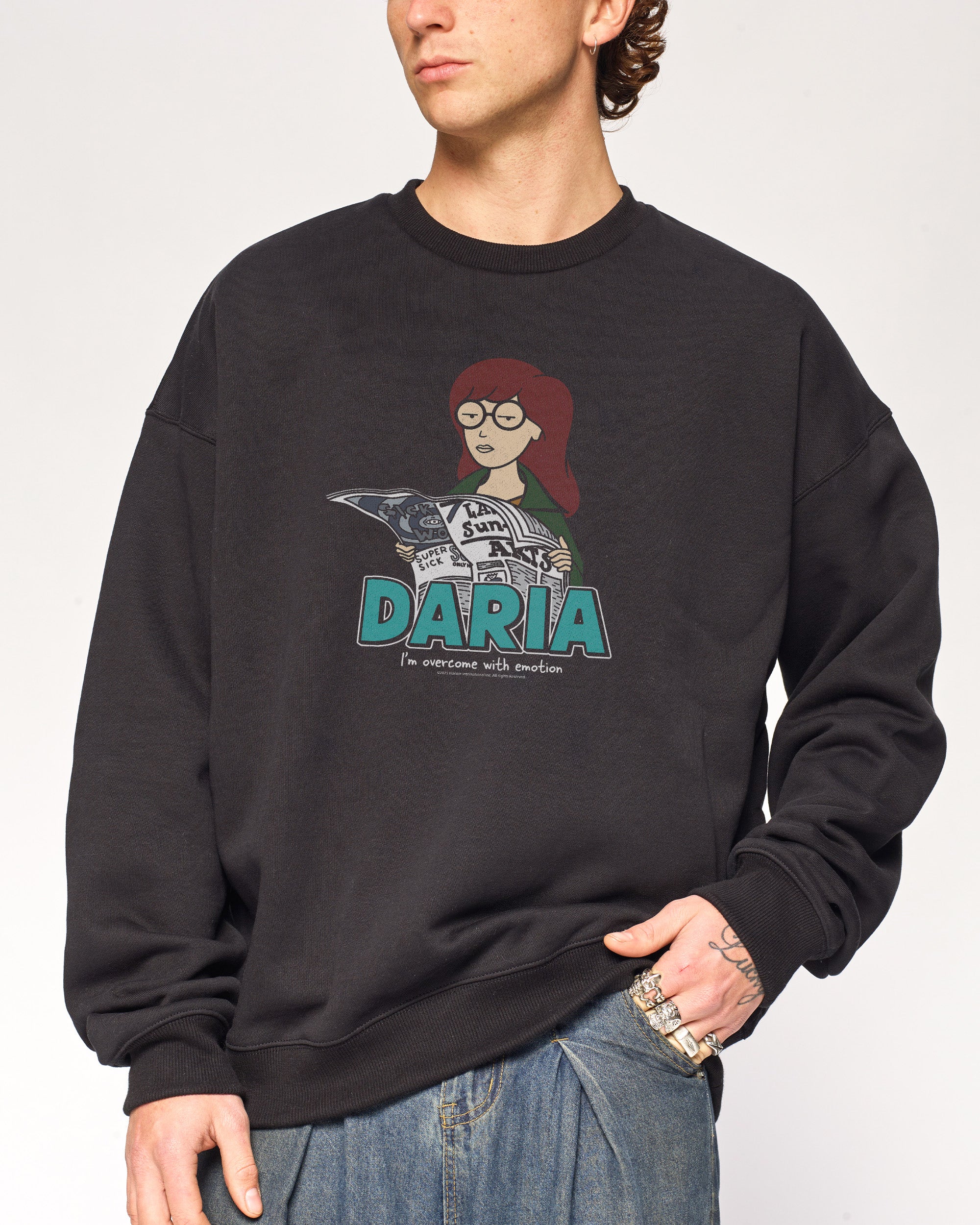 I’m Overcome with Emotion Black Sweatshirt