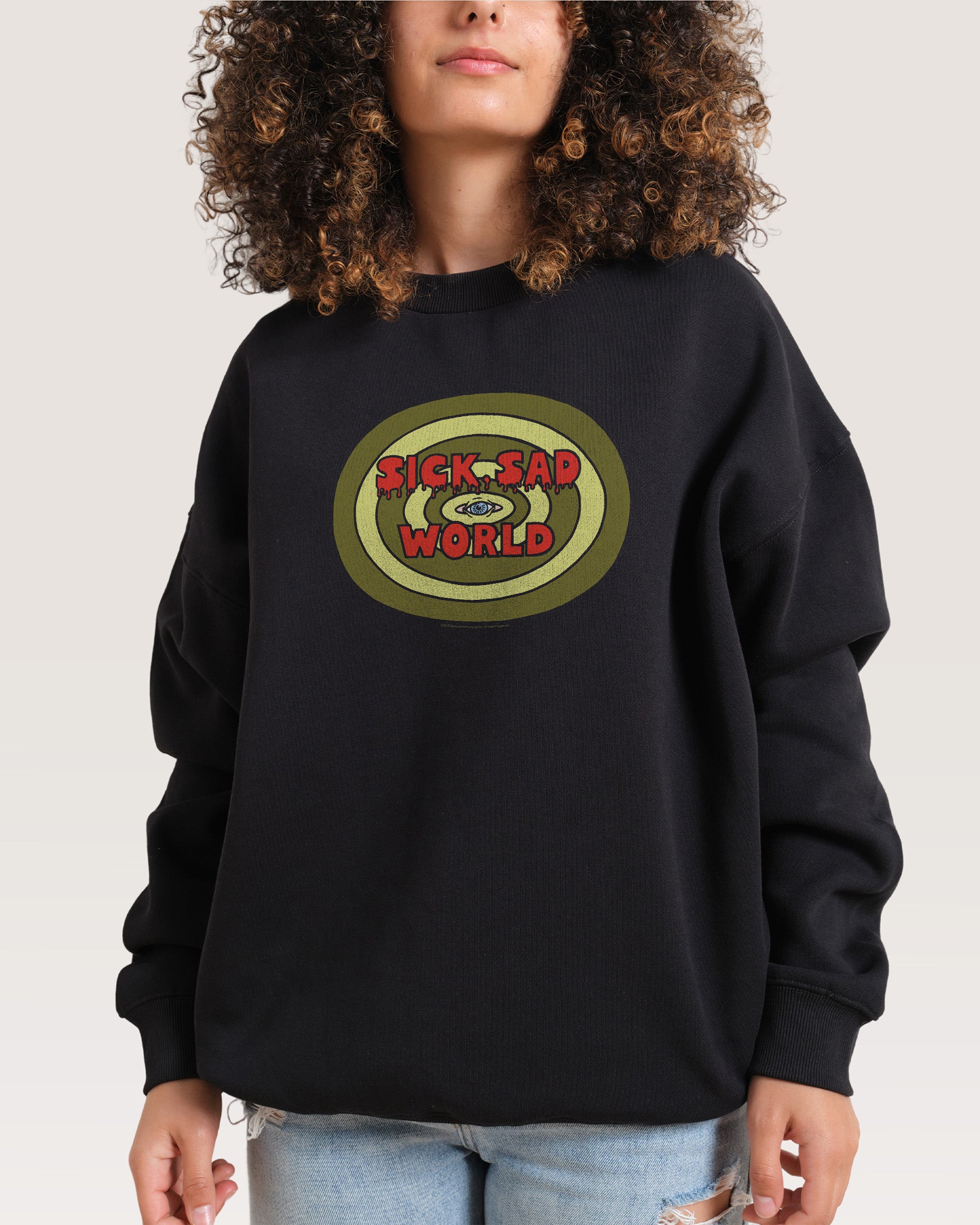 Sick Sad World Black Sweatshirt
