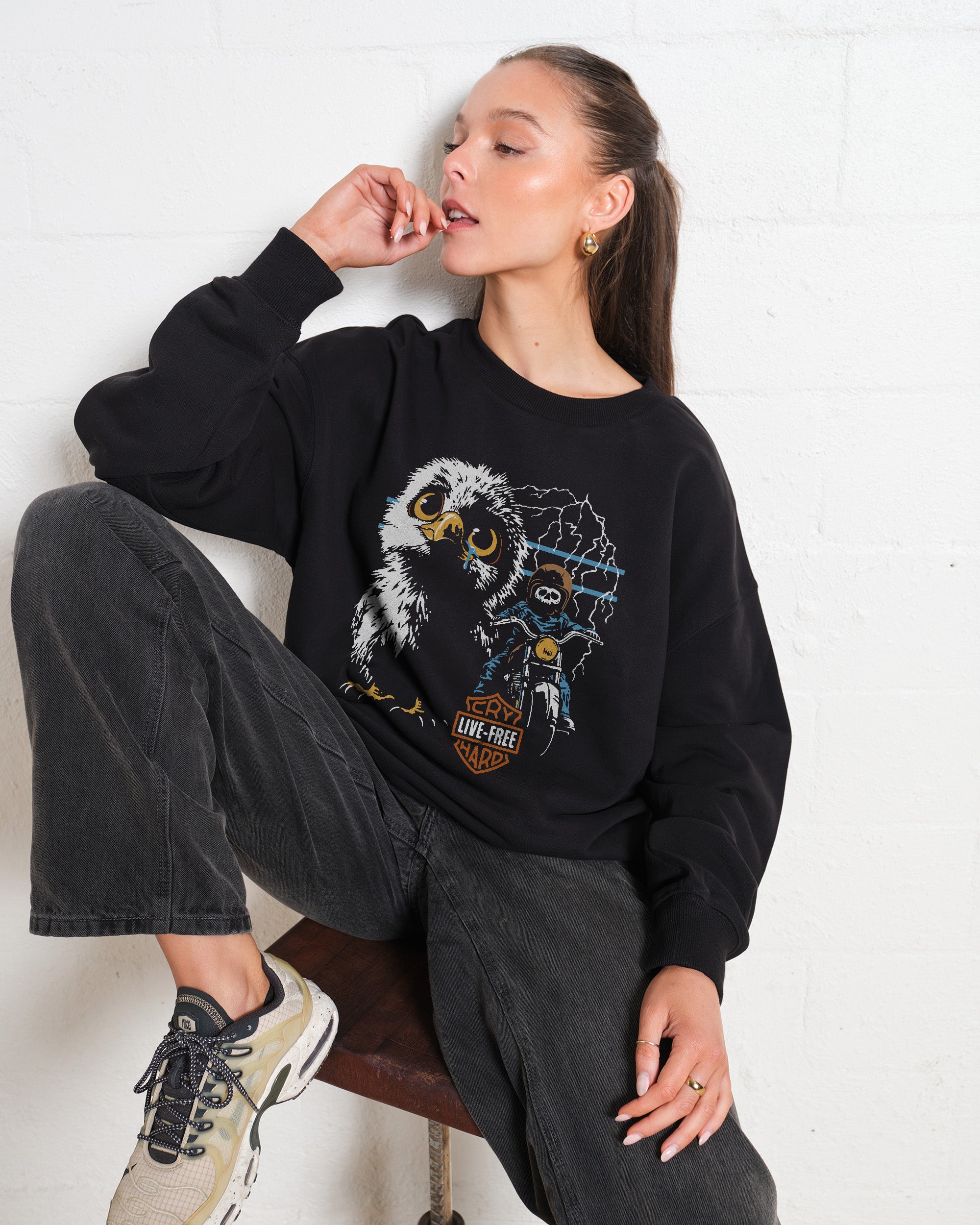 Live Free Cry Hard Sweatshirt Online Australia