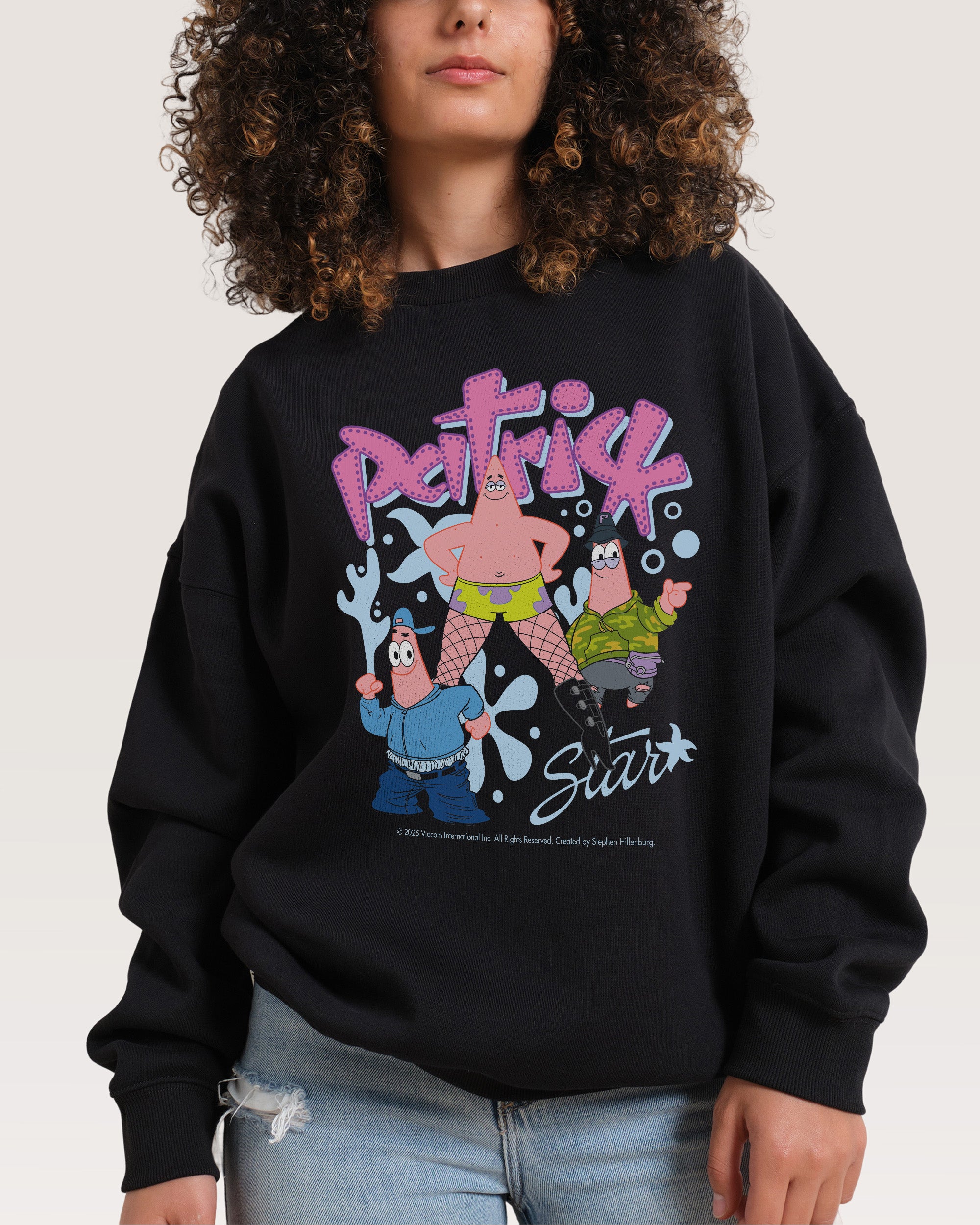Patrick the P Black Sweatshirt