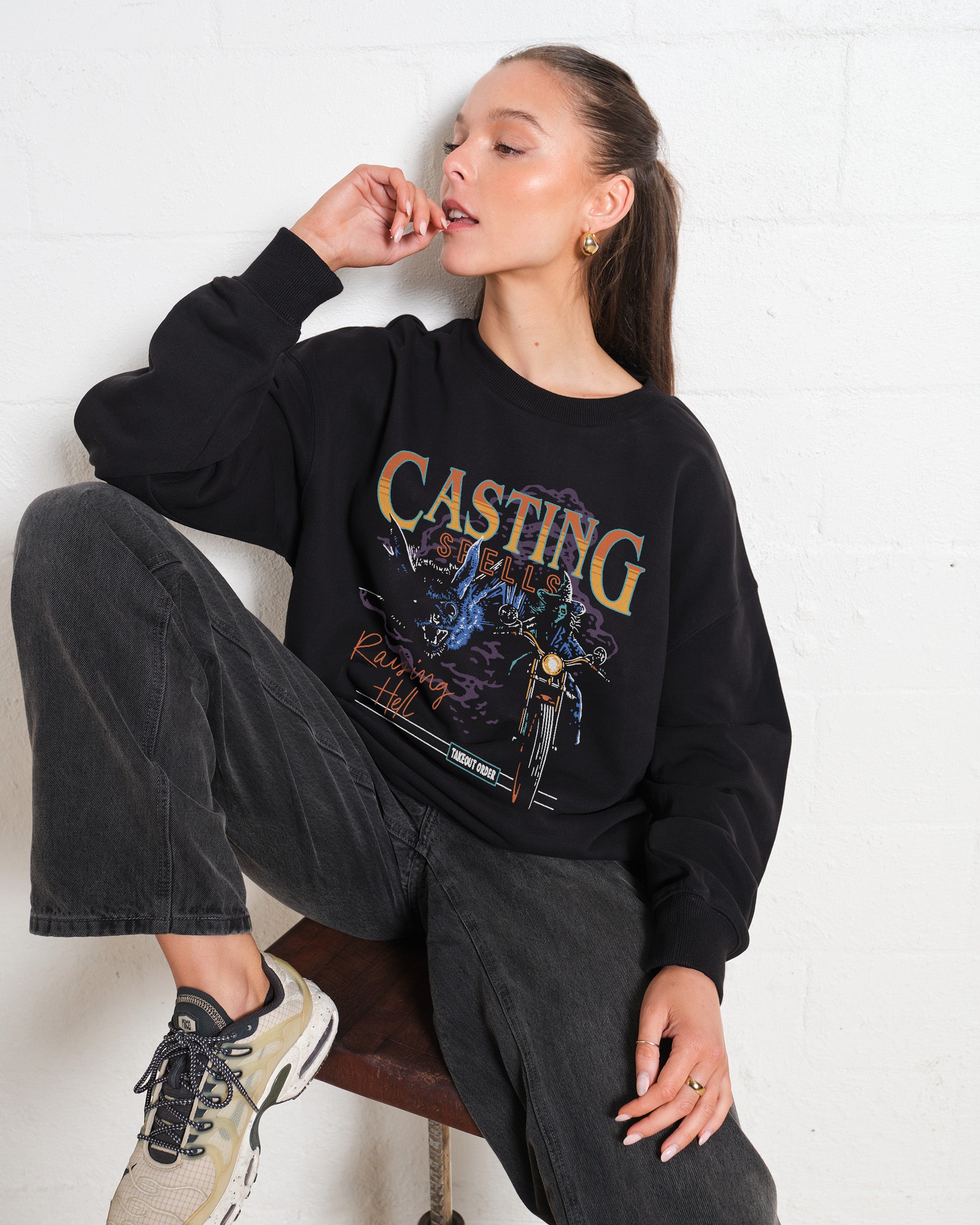 Casting Spells Raising Hell Sweatshirt Online Australia