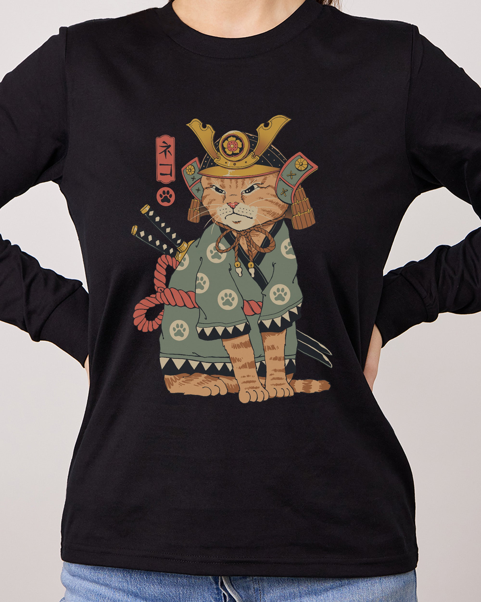 Neko Samurai Long Sleeve