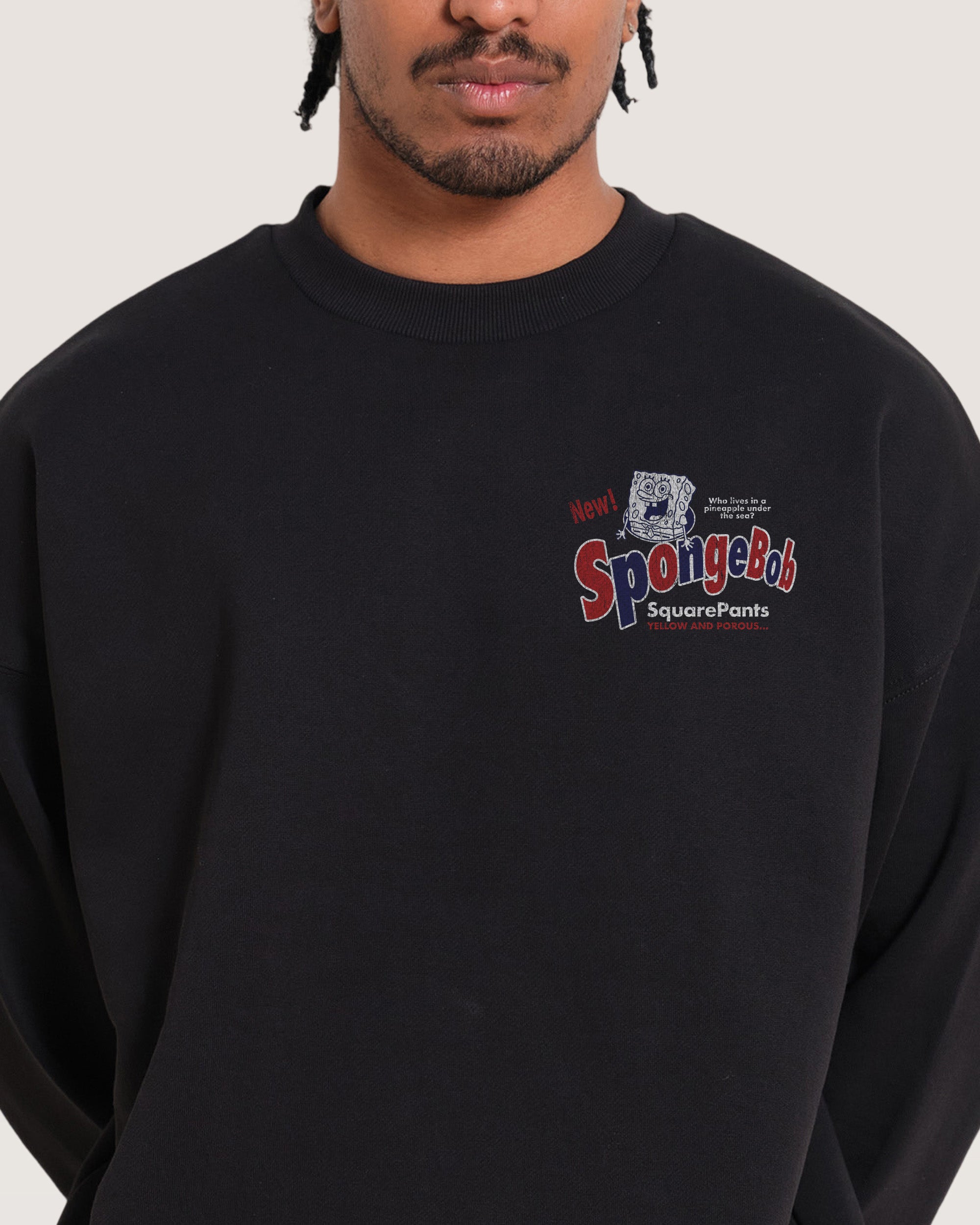 Spongebob Bob Black Sweatshirt