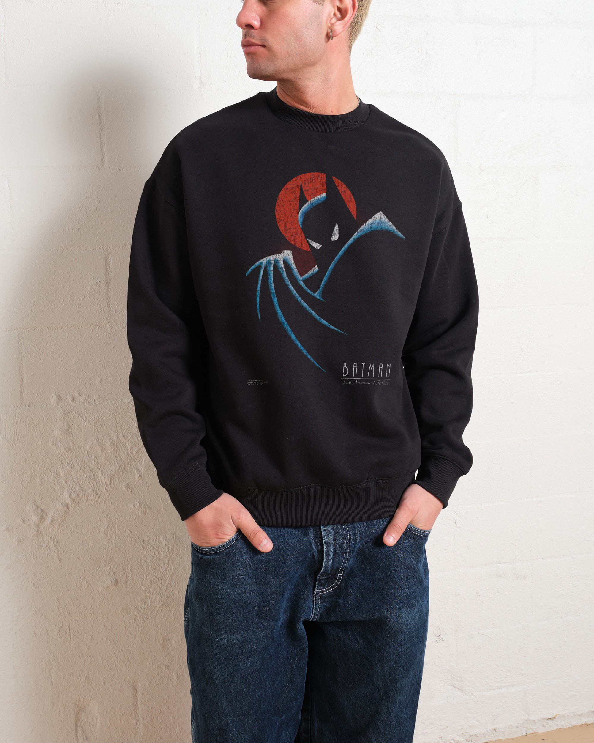 Batman The Animated Series Logo Sweatshirt Australia Online Threadheads