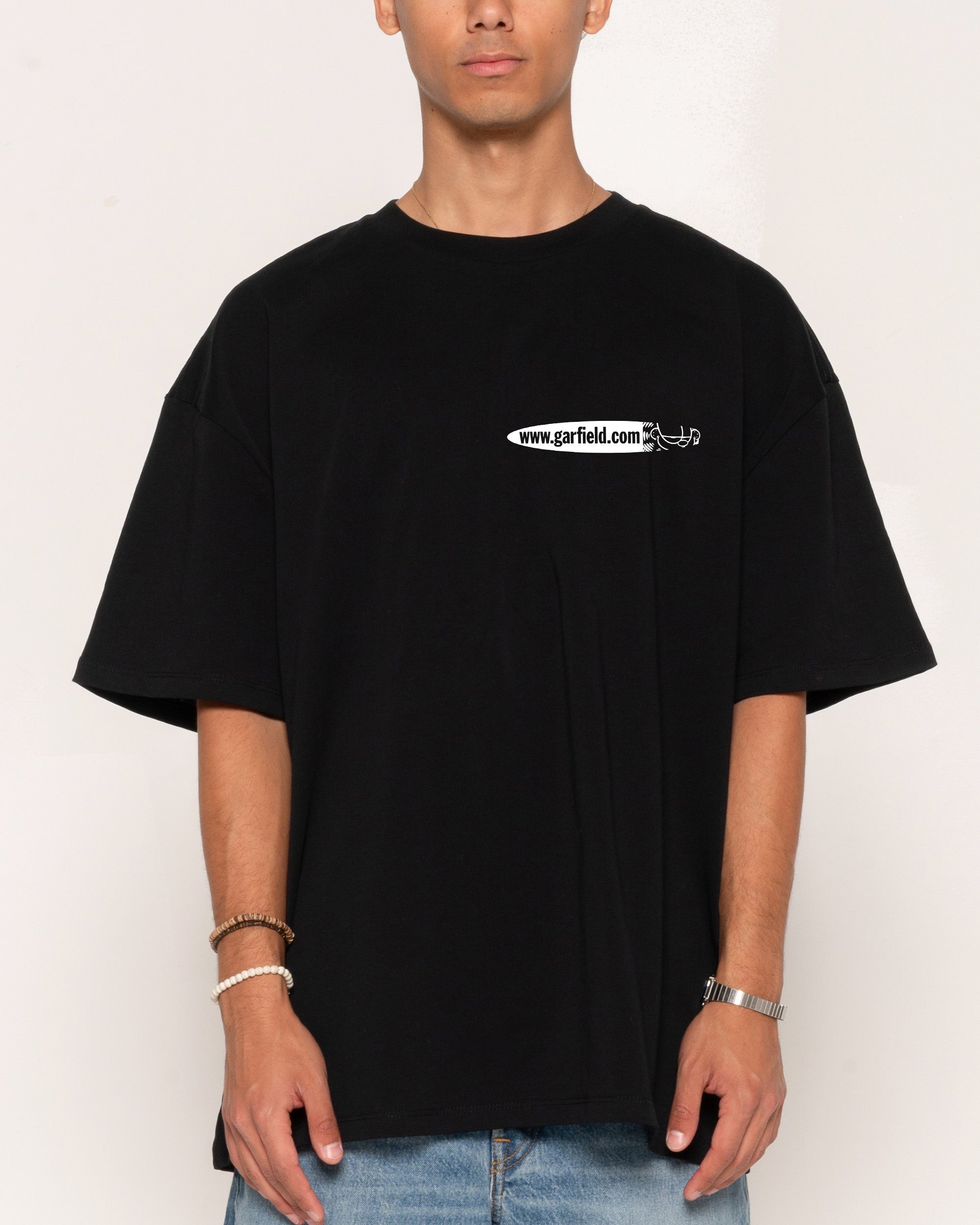 Catvertisment Black Oversized Tee