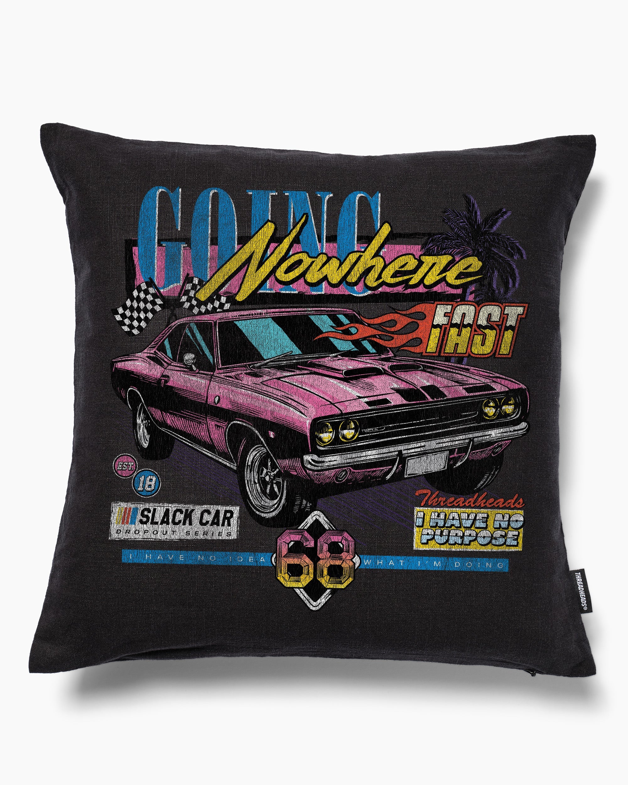 Going Nowhere Cushion Australia Online Black