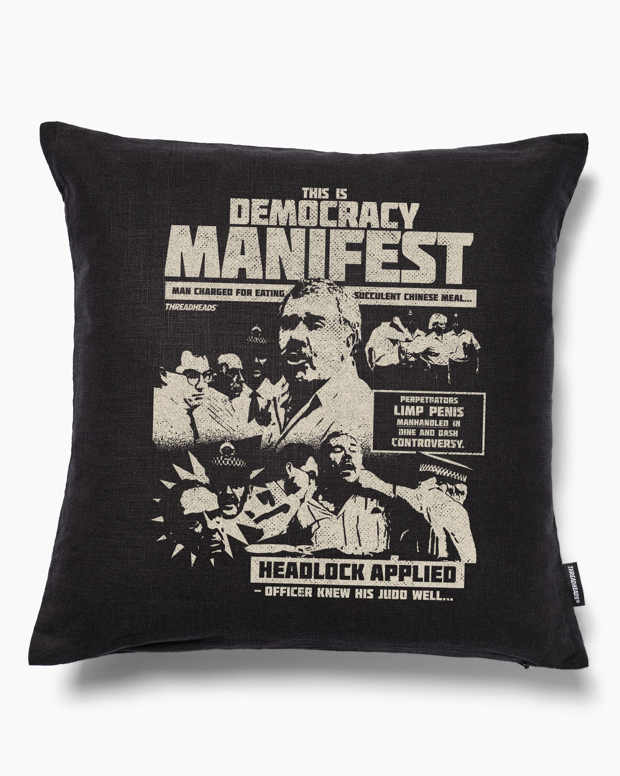 Democracy Manifest: Tabloid Edition Cushion Australia Online