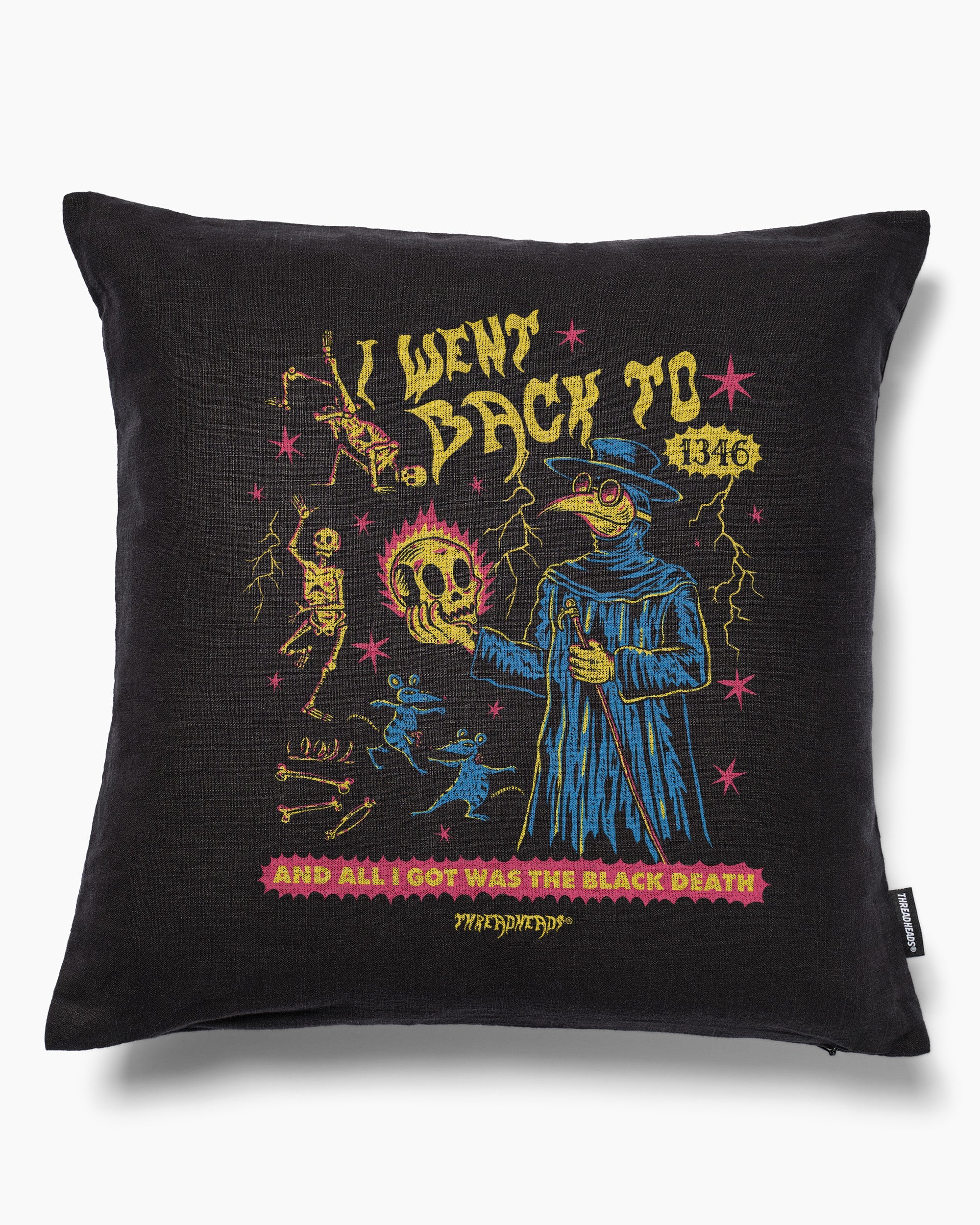 Black Death Cushion Australia Online Black