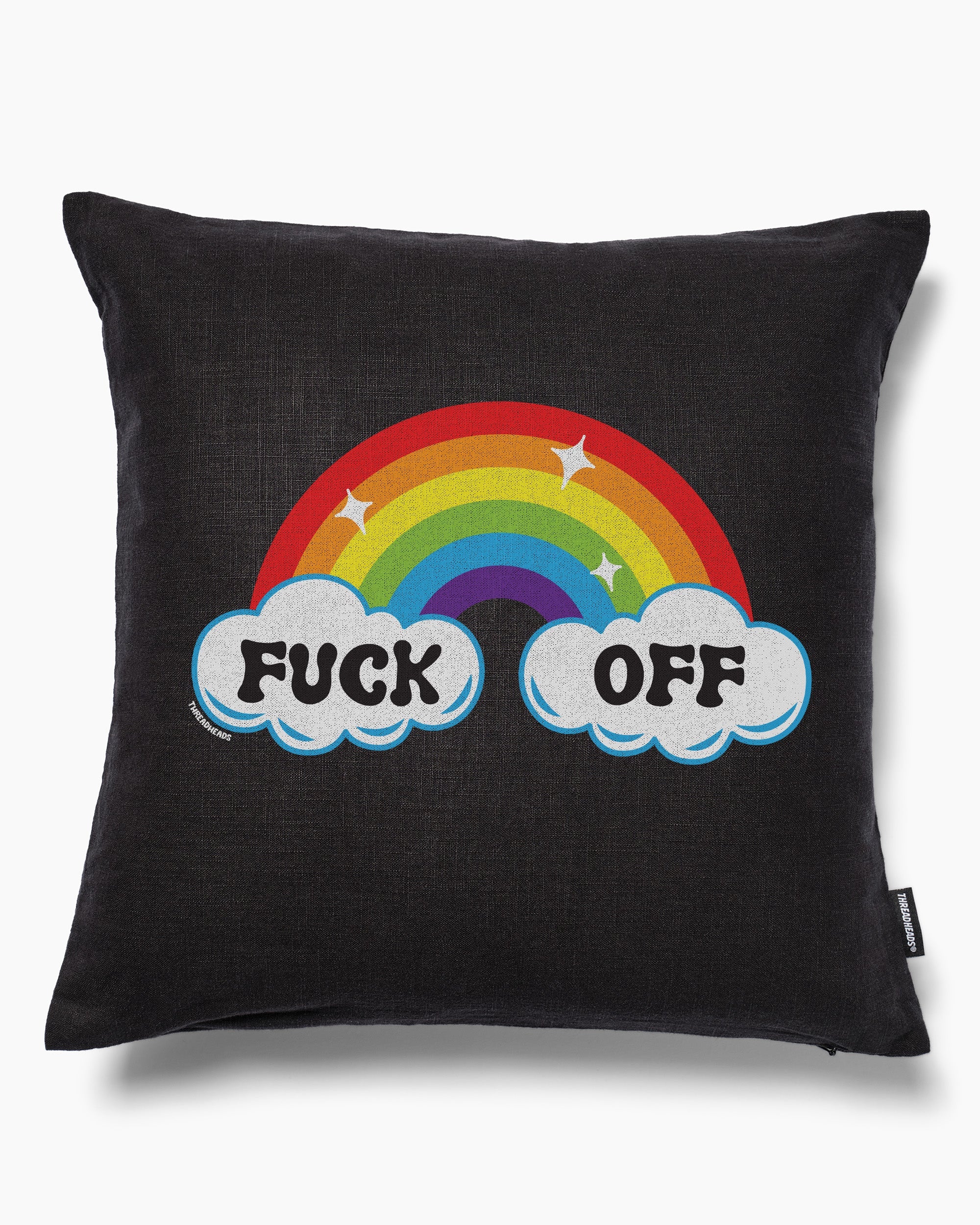Fk Off Rainbow Cushion Australia Online White