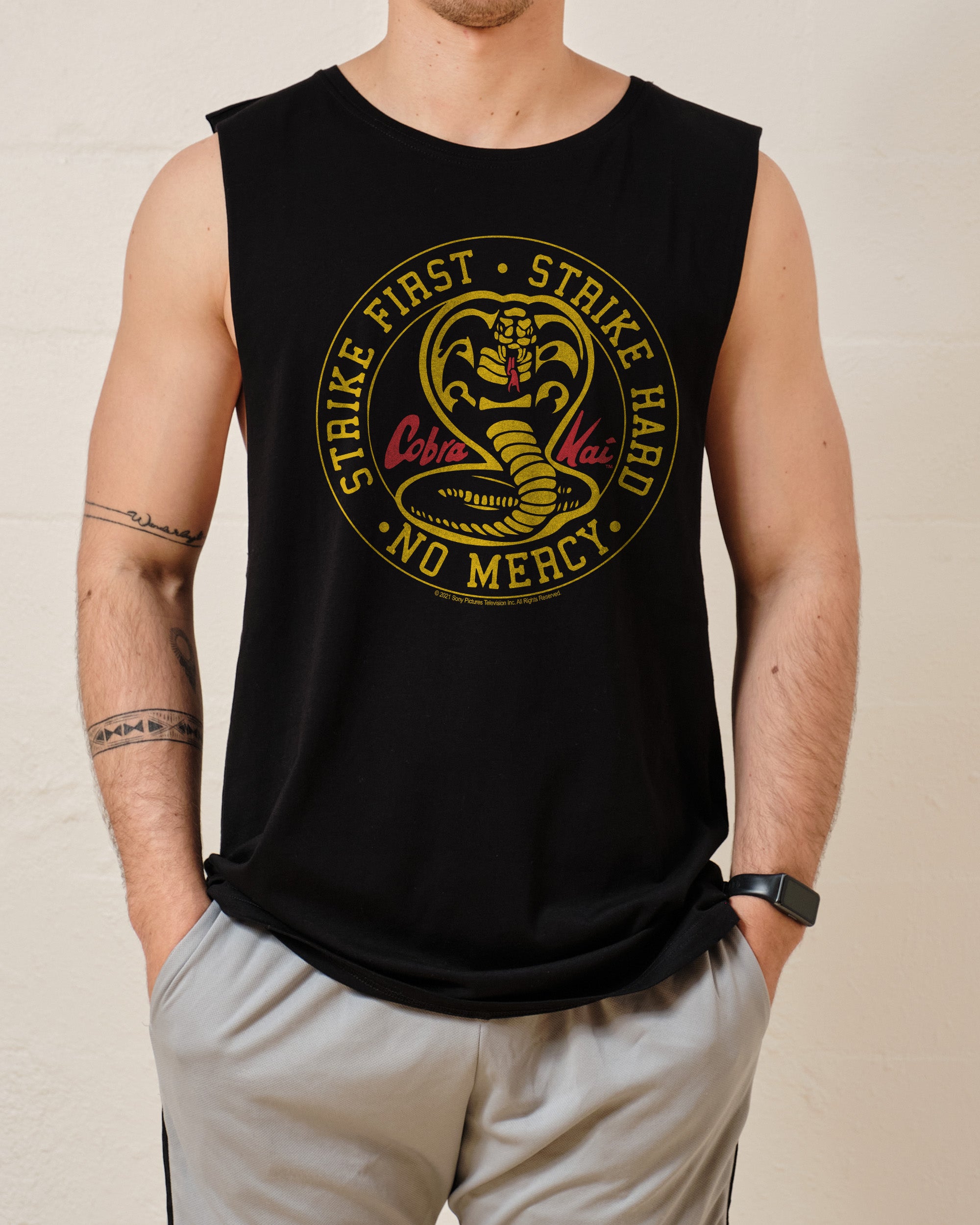 Cobra Kai No Mercy Icon Tank