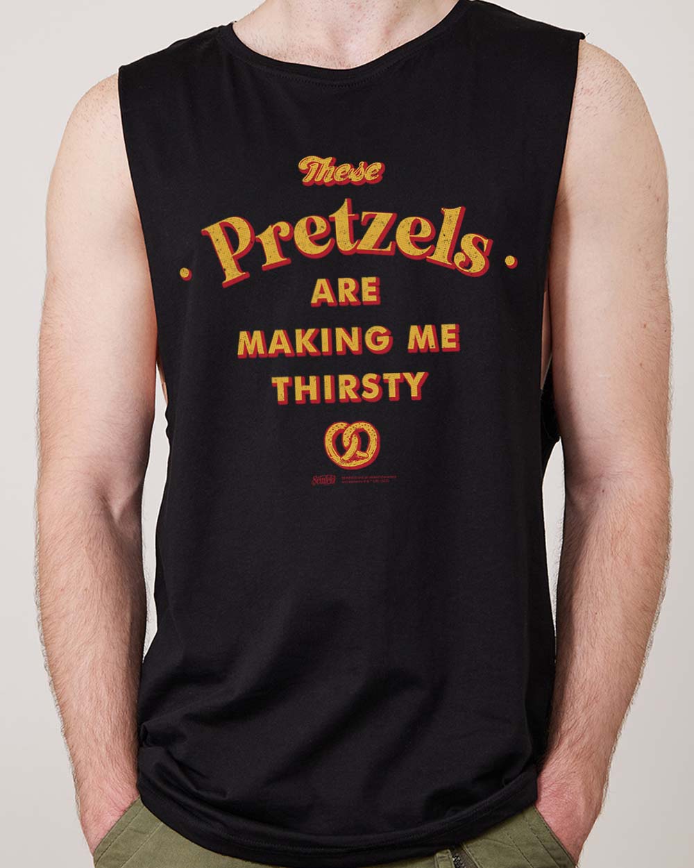 These Pretzels Are Making Me Thirsty Tank Australia Online Black