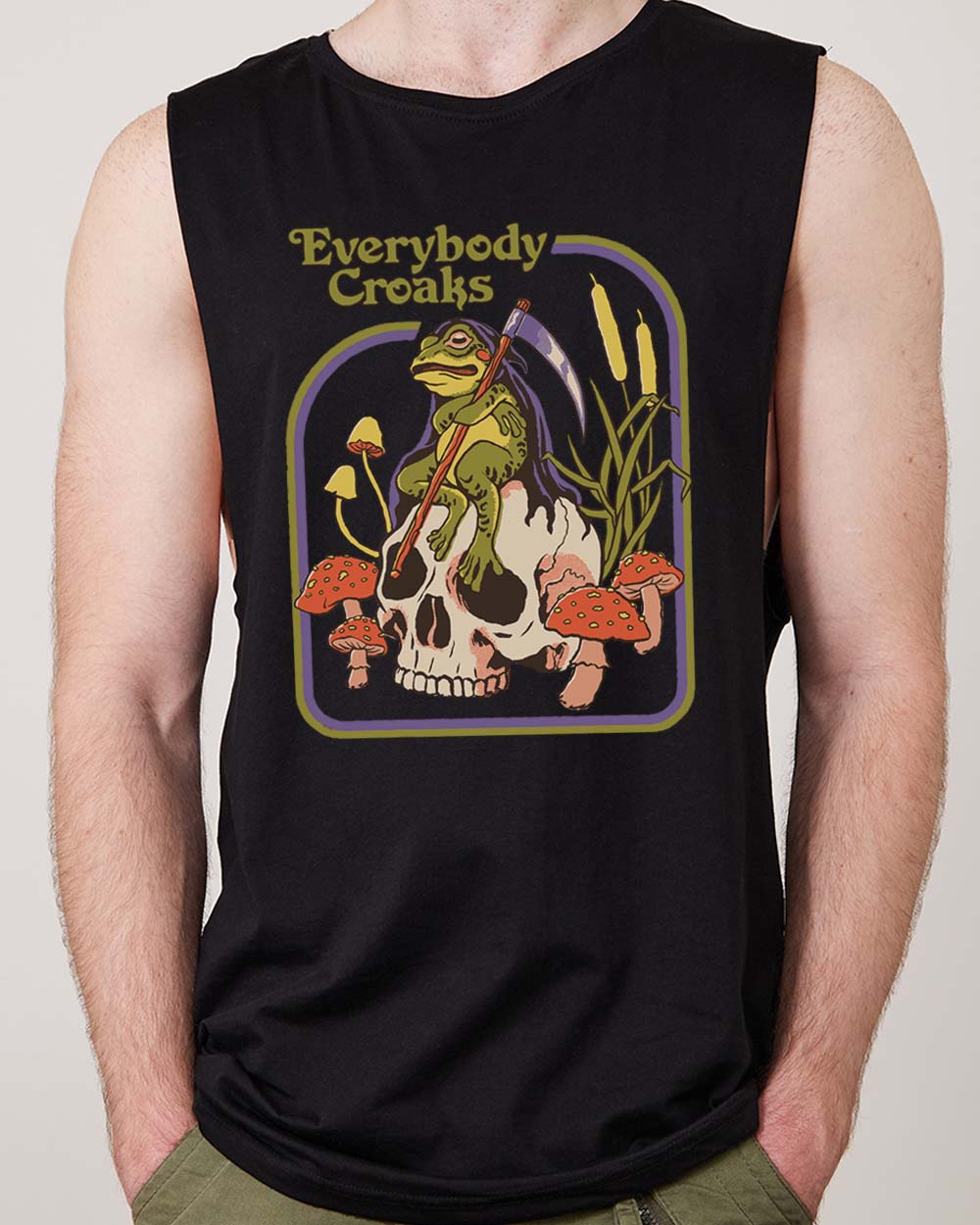 Everybody Croaks Tank Australia Online Black