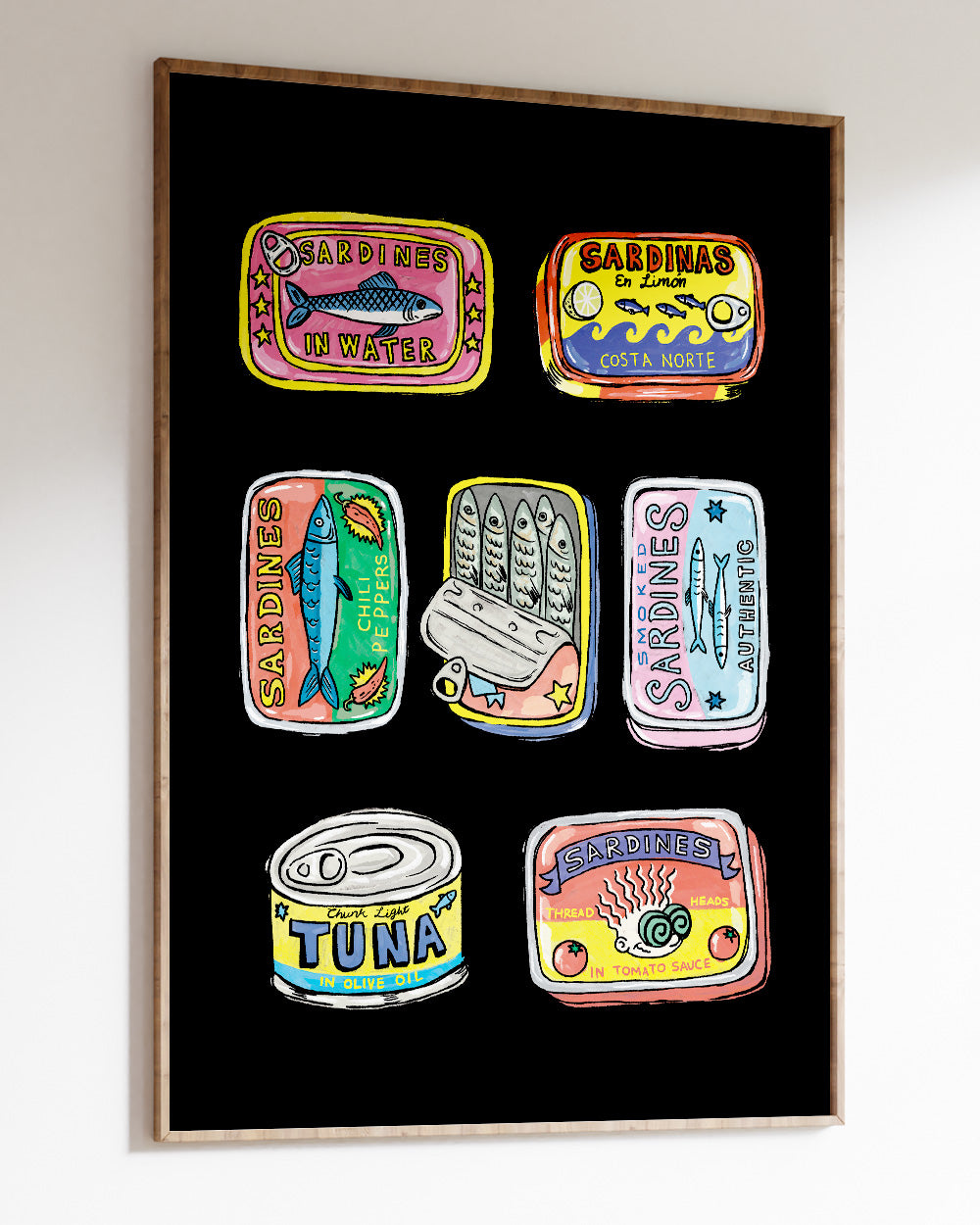 Canned Goods Art Print